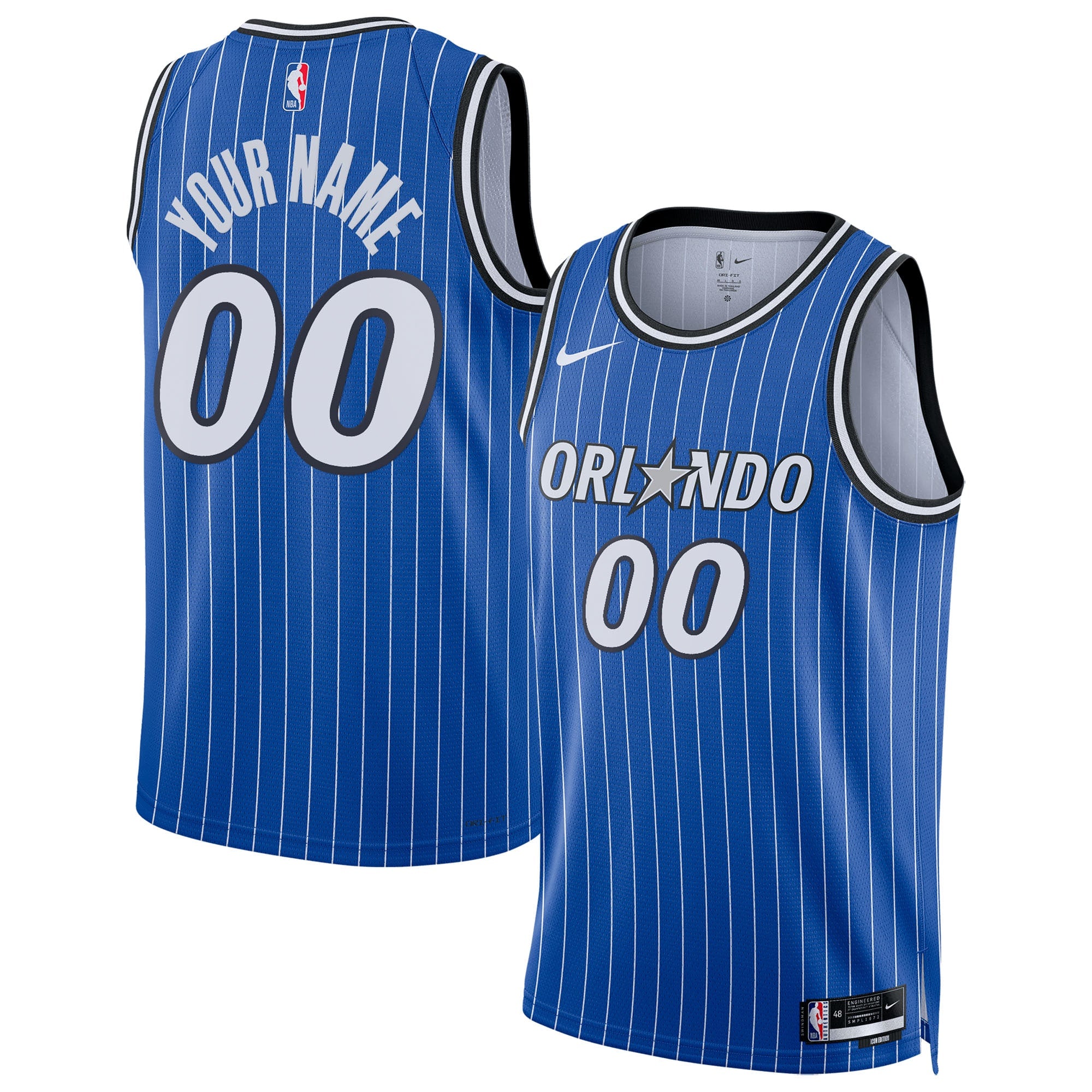 Orlando Magic Nike Replica Icon Swingman Jersey - Unisex NBA Team Jersey Basketball Fan Apparel
