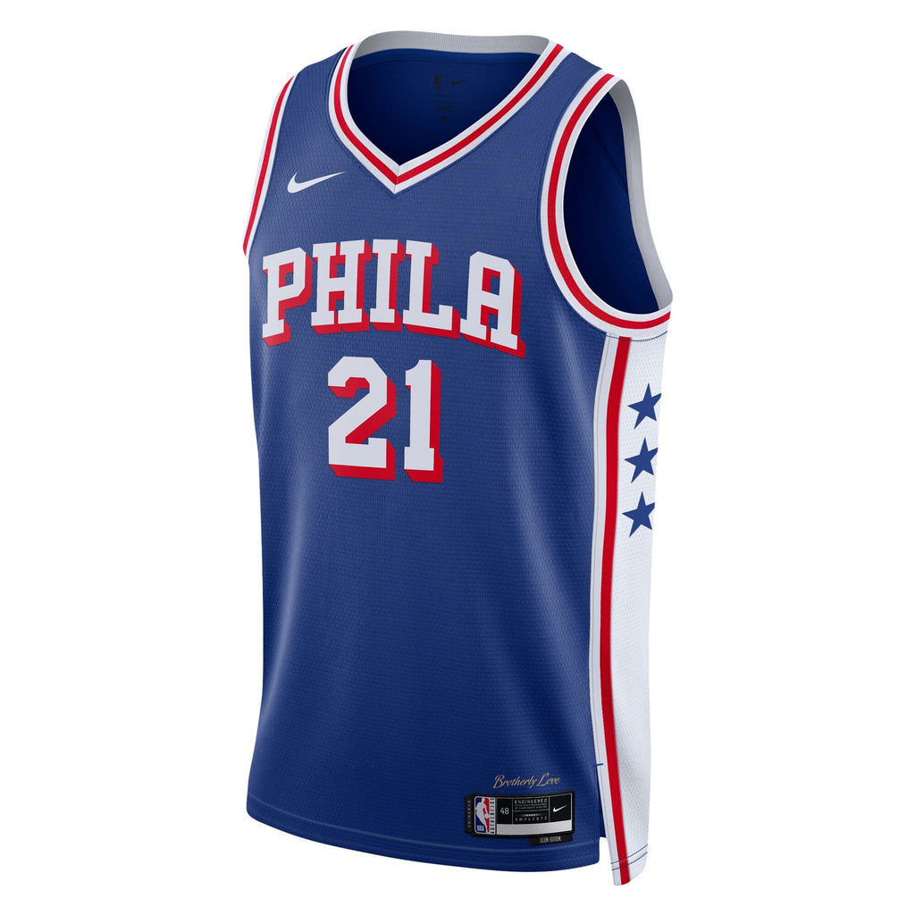 Philadelphia 76ers Nike Icon Edition Swingman Jersey - Joel Embiid - Unisex NBA Team Jersey Basketball Fan Apparel