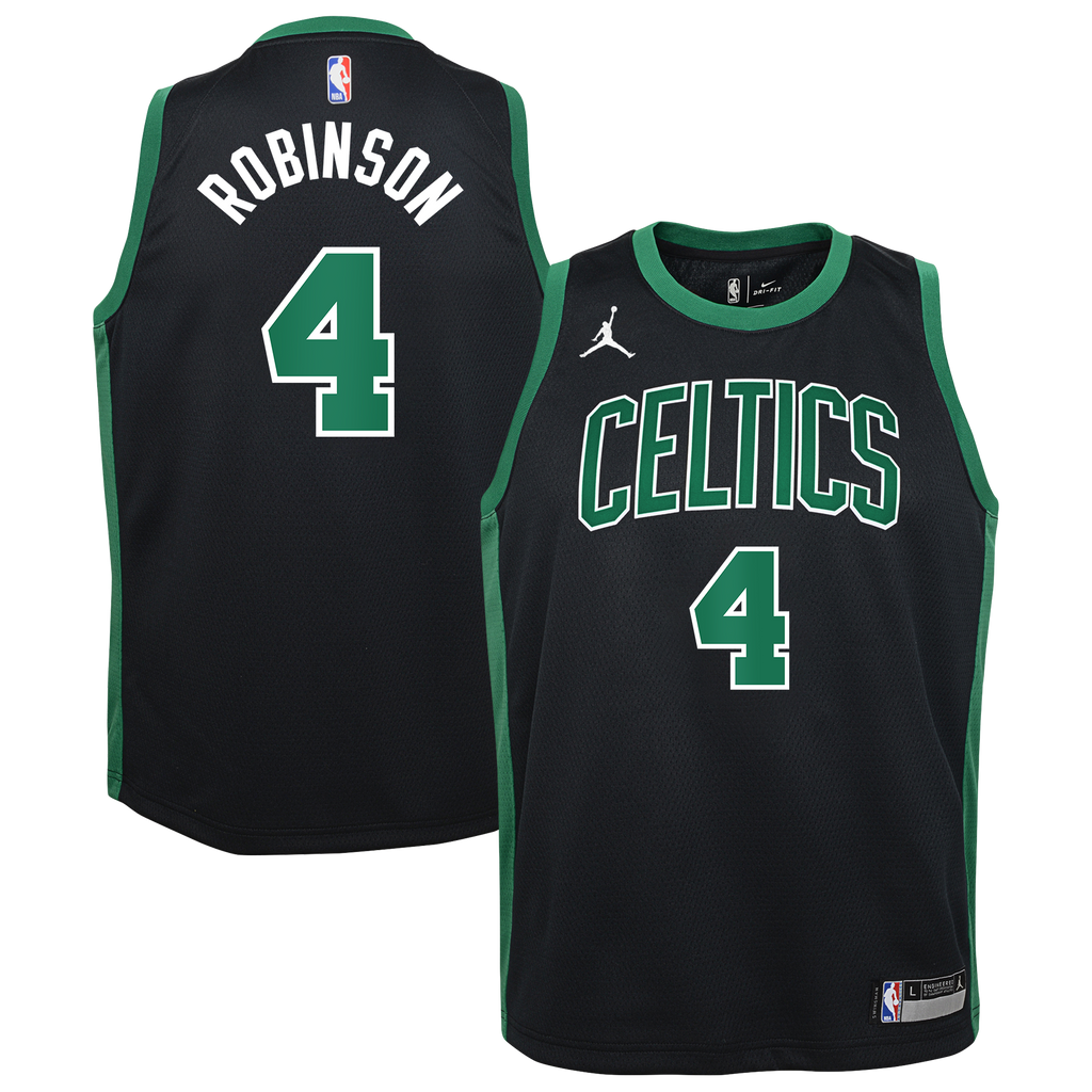 Boston Celtics Jordan Brand Statement Edition Swingman Jersey - Black - Mitchell Robinson - Youth NBA Team Jersey Basketball Fan Apparel