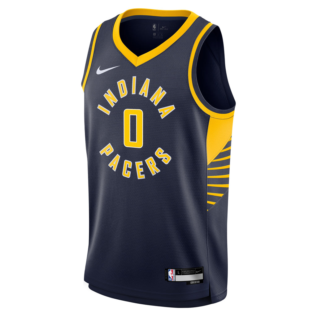 Indiana Pacers NBA Icon Swingman Jersey - Tyrese Haliburton - Youth NBA Team Jersey Basketball Fan Apparel