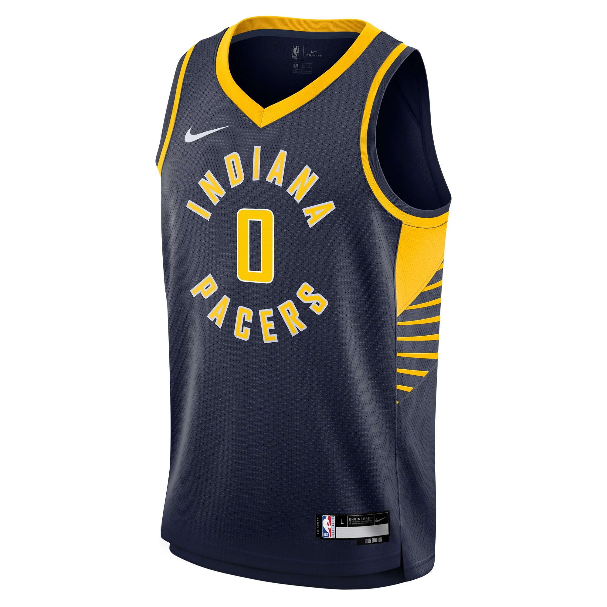 Indiana Pacers NBA Icon Swingman Jersey - Tyrese Haliburton - Youth NBA Team Jersey Basketball Fan Apparel