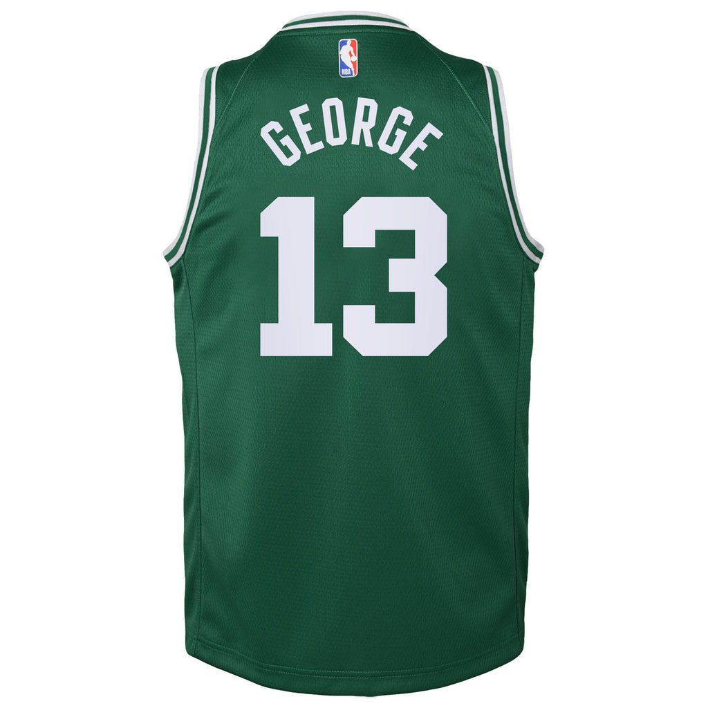 Boston Celtics Nike Icon Edition Swingman Jersey - Kelly Green - Paul George - Youth NBA Team Jersey Basketball Fan Apparel