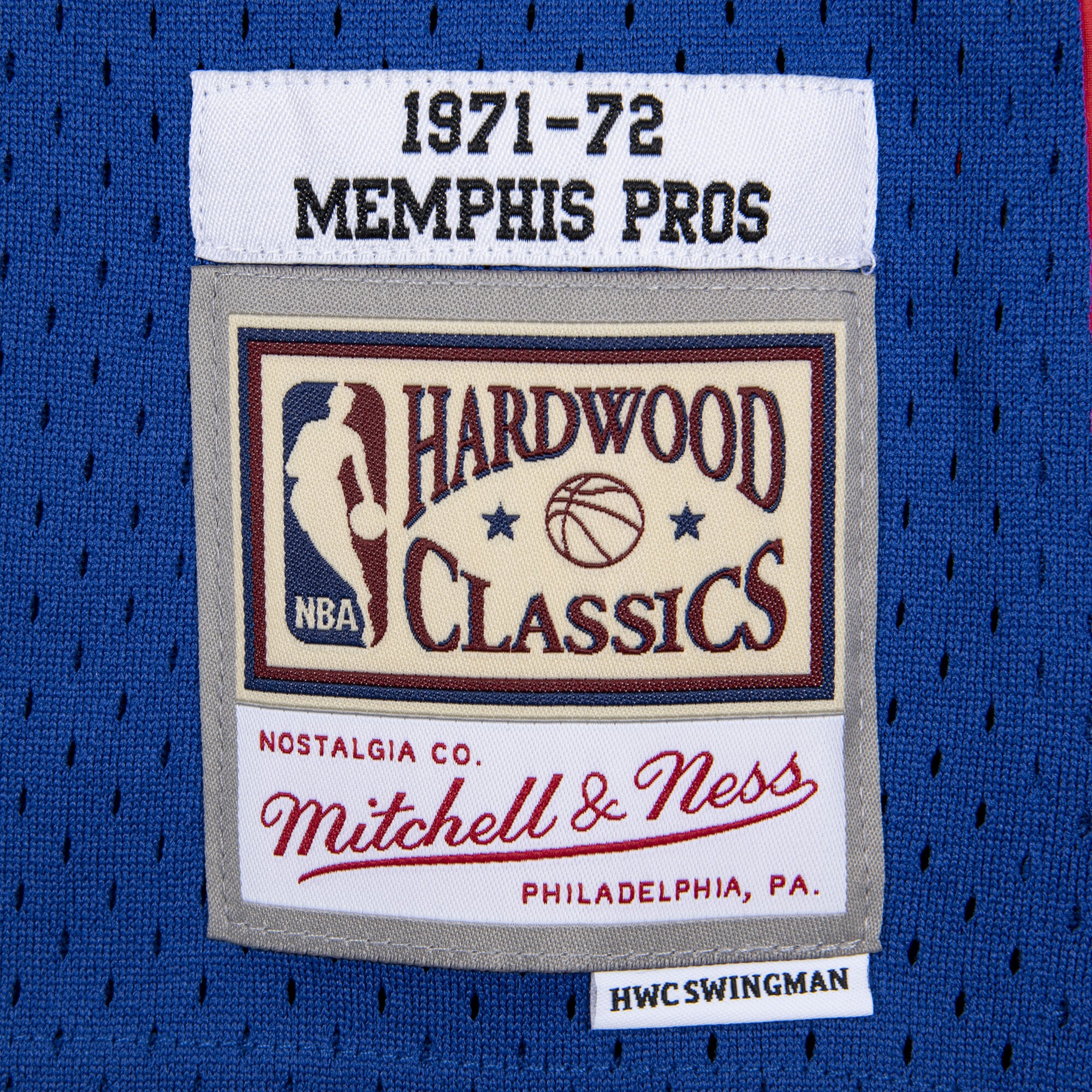 NBA Memphis Pros Mitchell & Ness Swingman Jersey 1971-72 NBA Team Jersey Basketball Fan Apparel