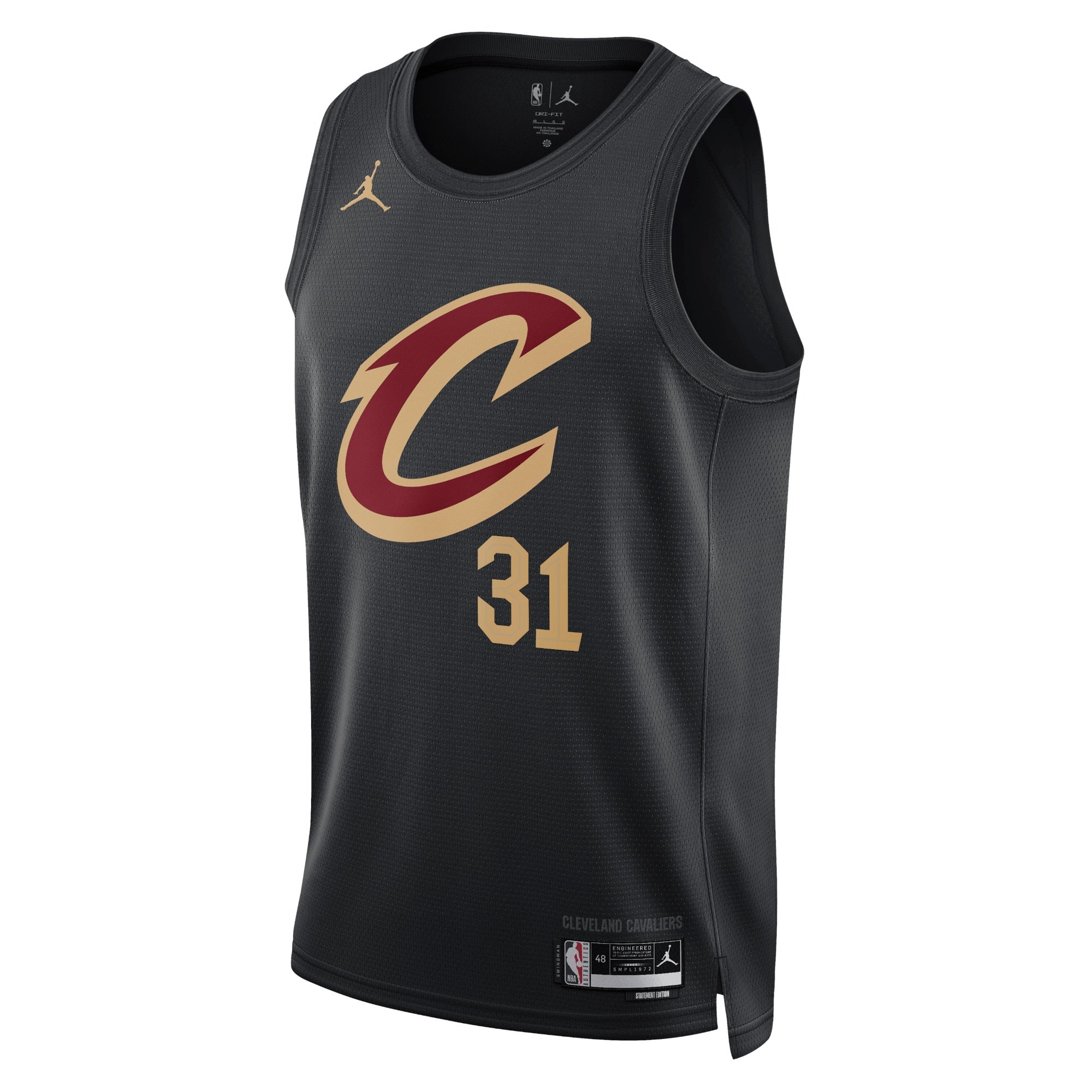 Cleveland Cavaliers Jordan Statement Edition Swingman Jersey - Black - Jarrett Allen - Unisex NBA Team Jersey Basketball Fan Apparel