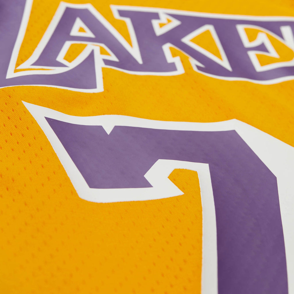 Los Angeles Lakers Mitchell & Ness Maxxed Out Jersey 1998 Dennis Rodman NBA Team Jersey Basketball Fan Apparel