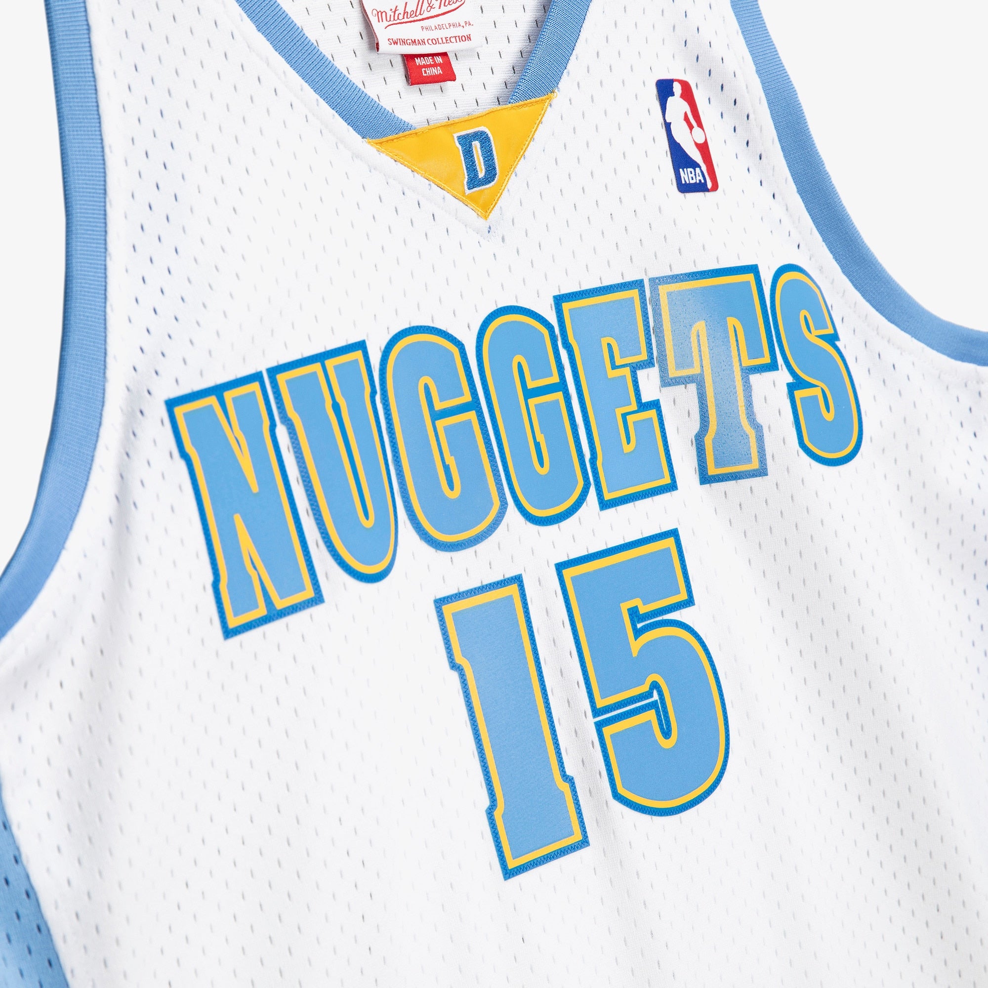 Denver Nuggets Mitchell & Ness Carmelo Anthony 2006 Swingman Authentic Jersey - White NBA Team Jersey Basketball Fan Apparel