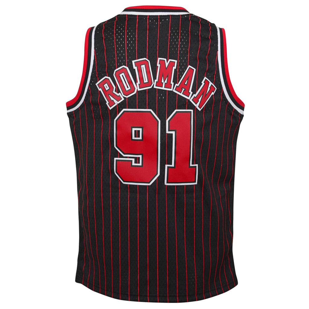 Chicago Bulls Mitchell & Ness Hardwood Classic Alternate Jersey - Youth NBA Team Jersey Basketball Fan Apparel
