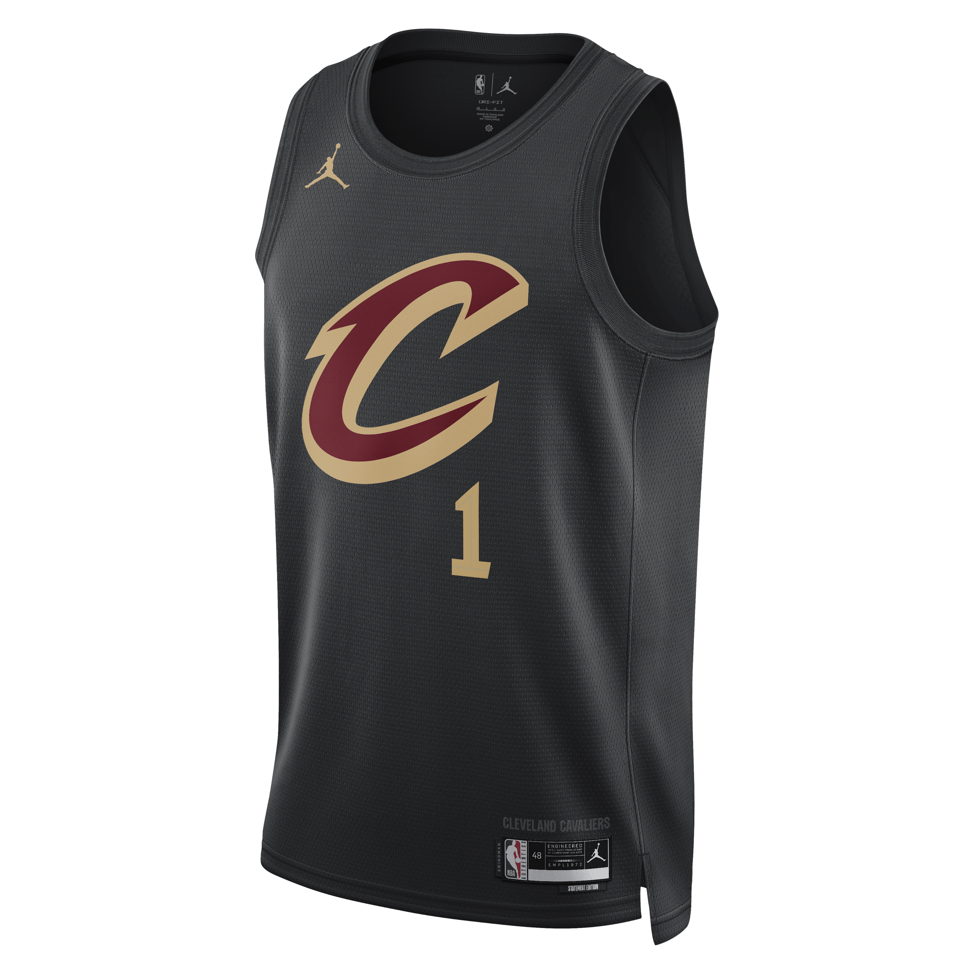 Cleveland Cavaliers Jordan Brand Statement Edition Swingman Jersey - Black - James Harden - Unisex NBA Team Jersey Basketball Fan Apparel