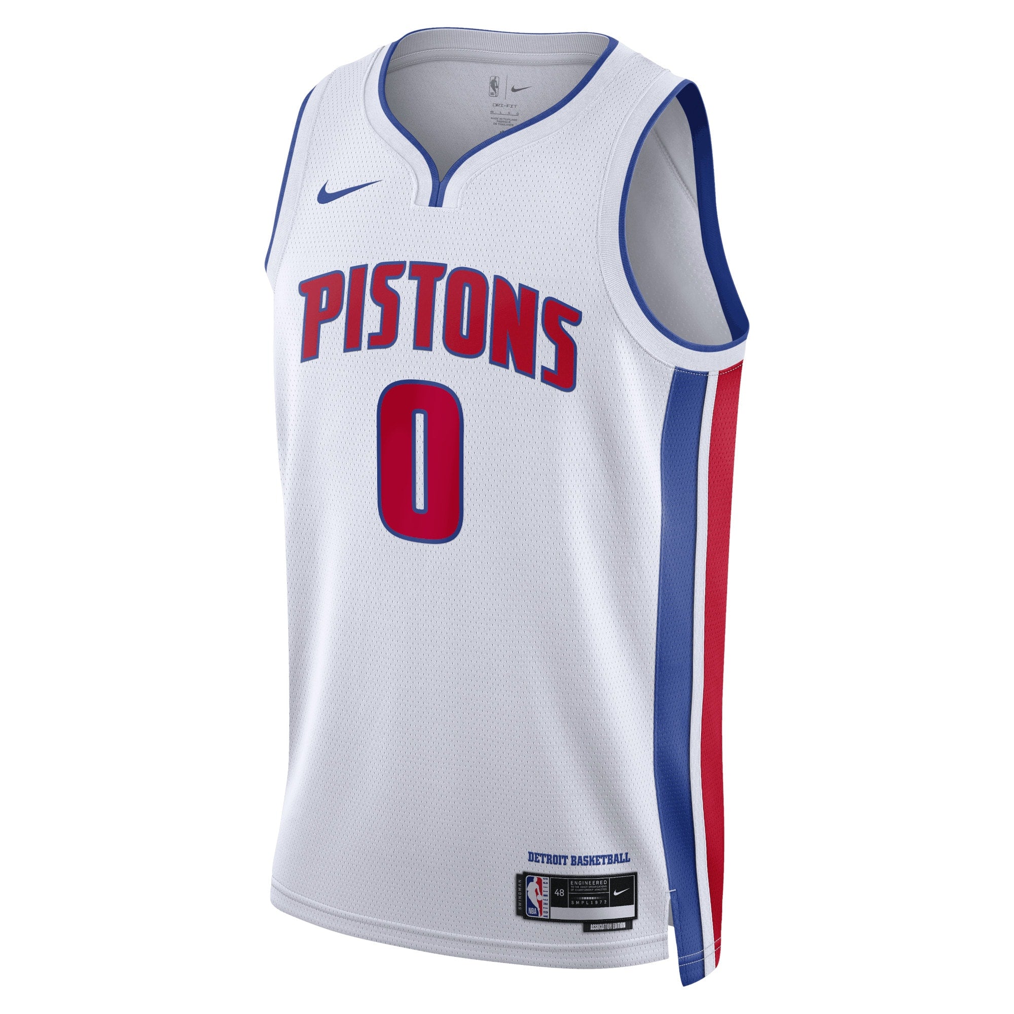 Detroit Pistons Nike Association Edition Swingman Jersey - White - Jalen Duren - Unisex NBA Team Jersey Basketball Fan Apparel