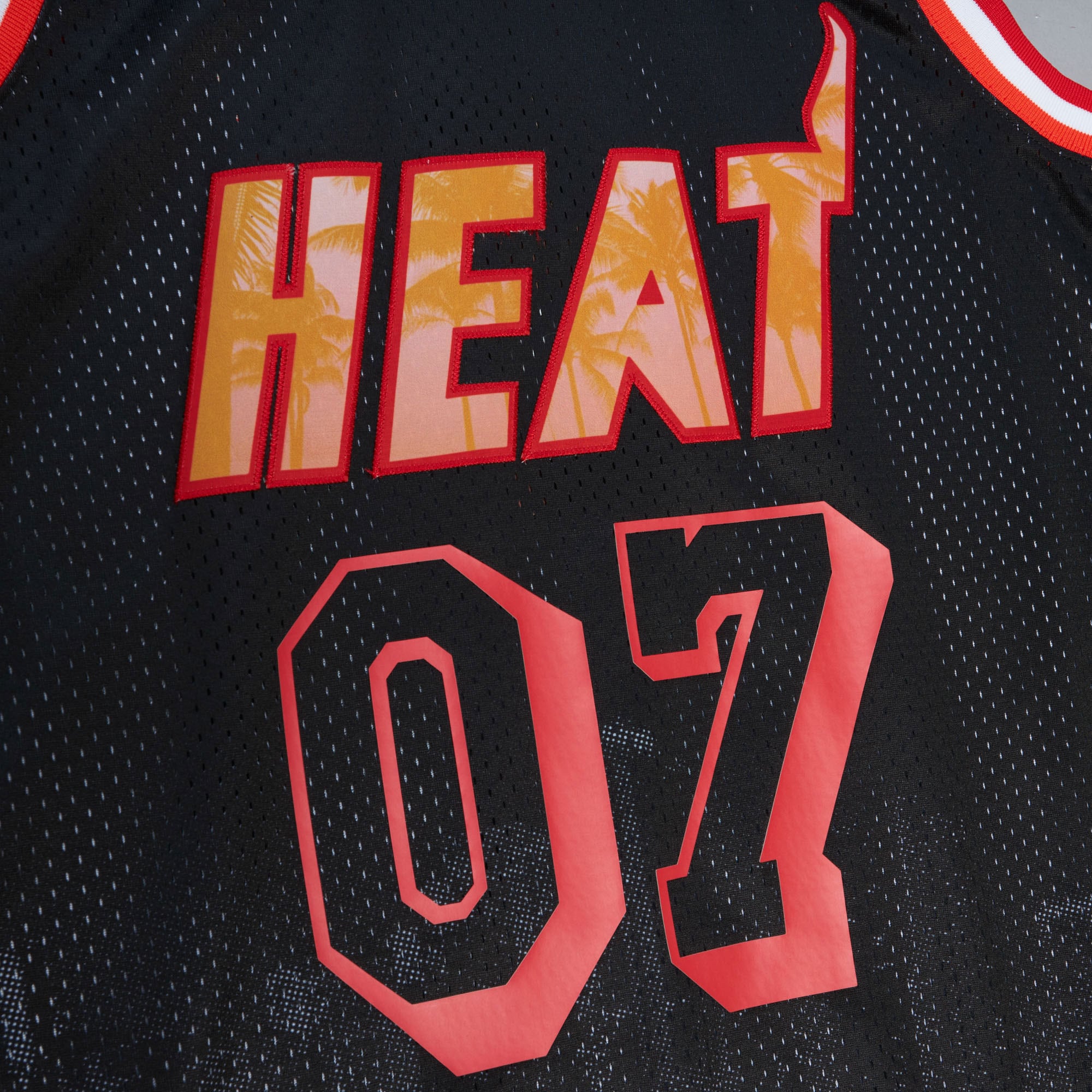 Miami Heat Mitchell & Ness M&N x Nicky Jam Swingman Jersey NBA Team Jersey Basketball Fan Apparel