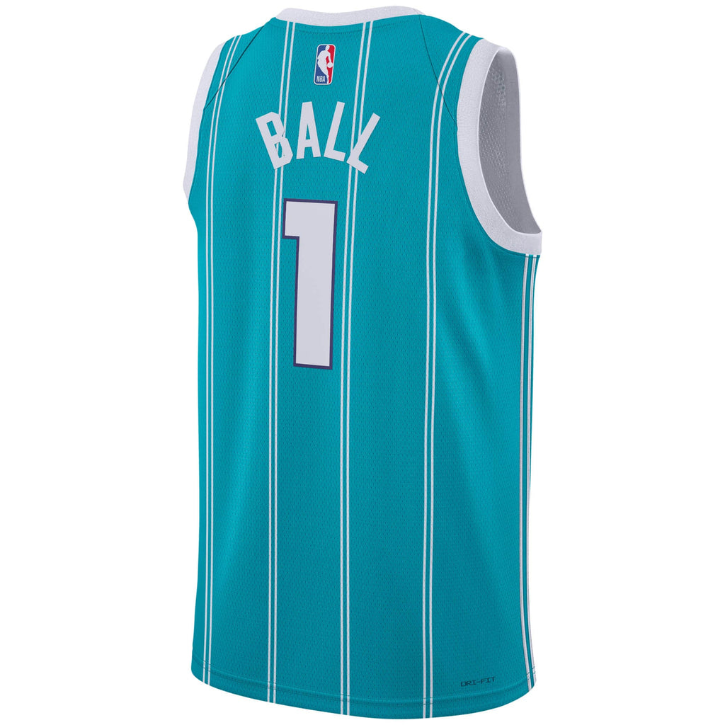 Charlotte Hornets Jordan Icon Swingman Jersey - Lamelo Ball - Men's NBA Team Jersey Basketball Fan Apparel