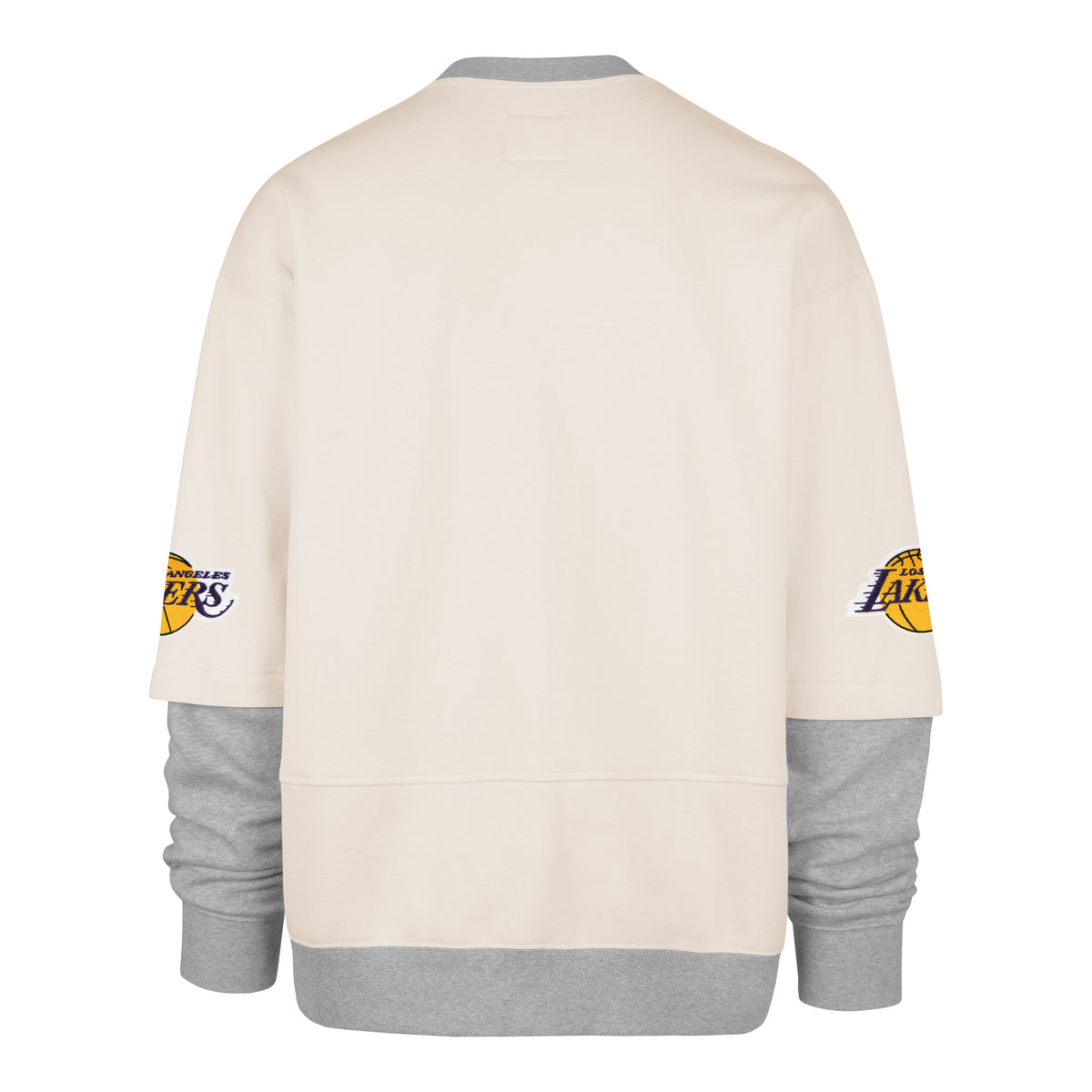 LOS ANGELES LAKERS TRIFECTA '47 DOUBLE LAYERED SNAP CREW