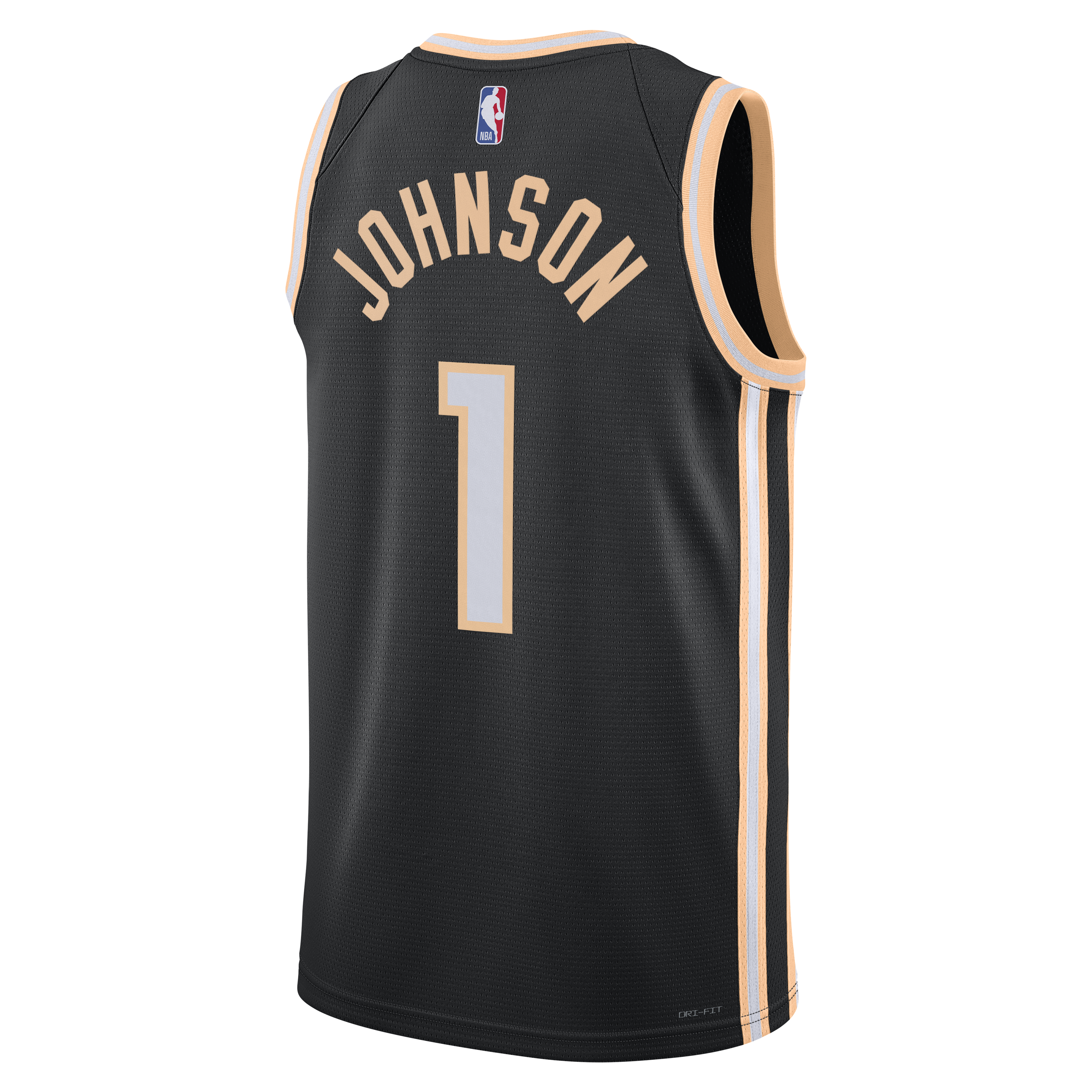 Nike Atlanta Hawks 2025/26 Nike City Edition Swingman Jersey - Black - Jalen Johnson - Unisex NBA Team Jersey Basketball Fan Apparel