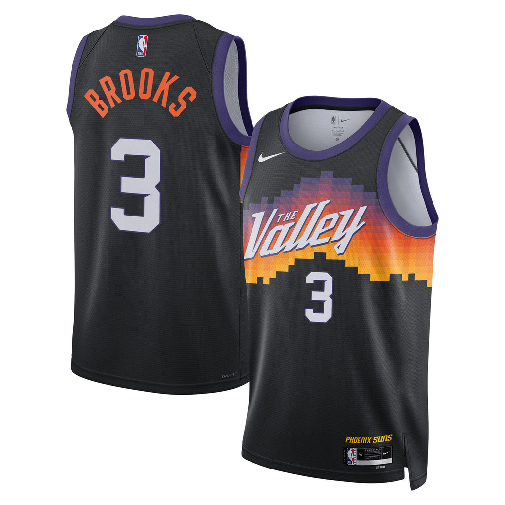 Phoenix Suns Nike 2025/26 City Edition Swingman Jersey - Black - Dillon Brooks - Unisex NBA Team Jersey Basketball Fan Apparel