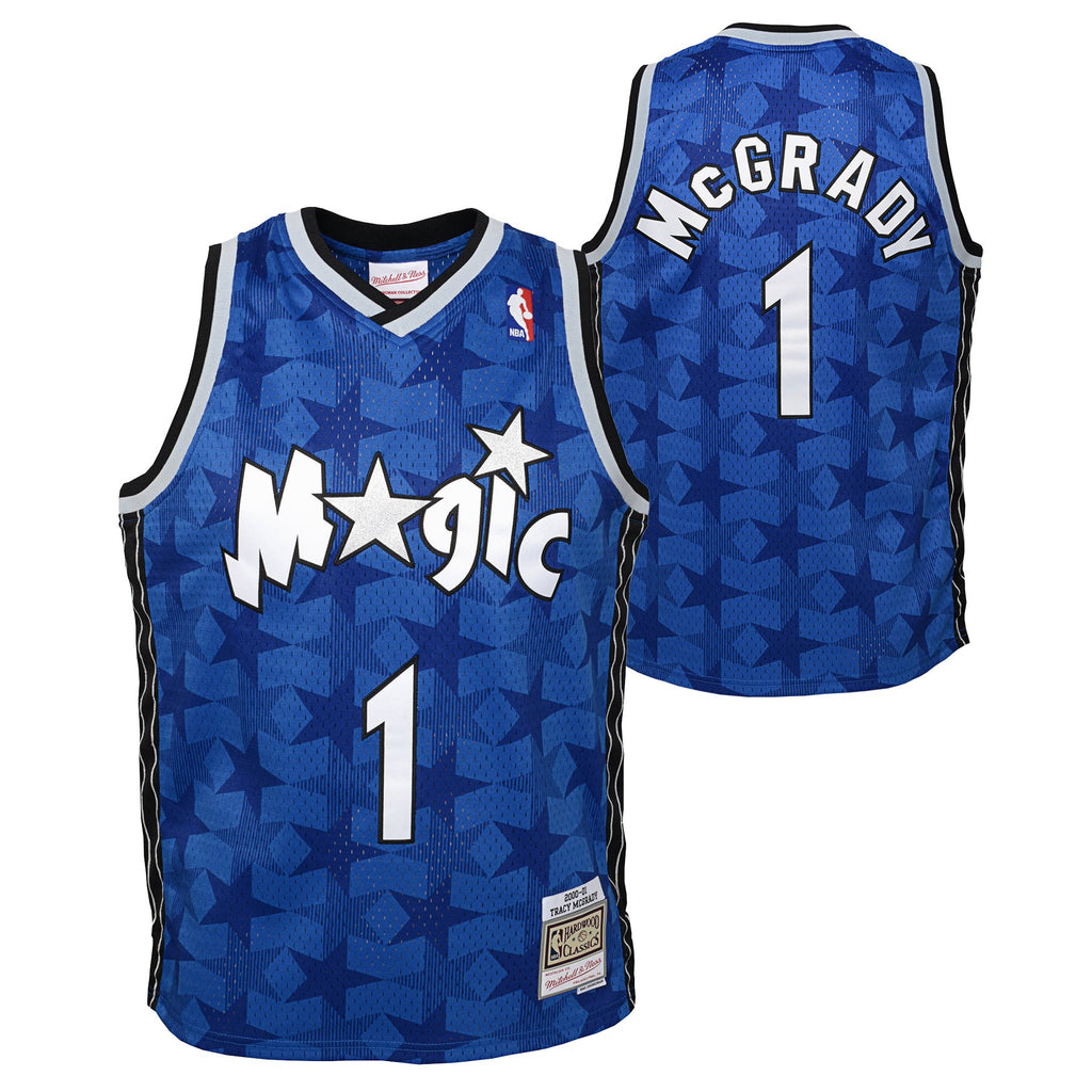 Orlando Magic Tracy McGrady Hardwood Classics Road Swingman Jersey - Youth NBA Team Jersey Basketball Fan Apparel