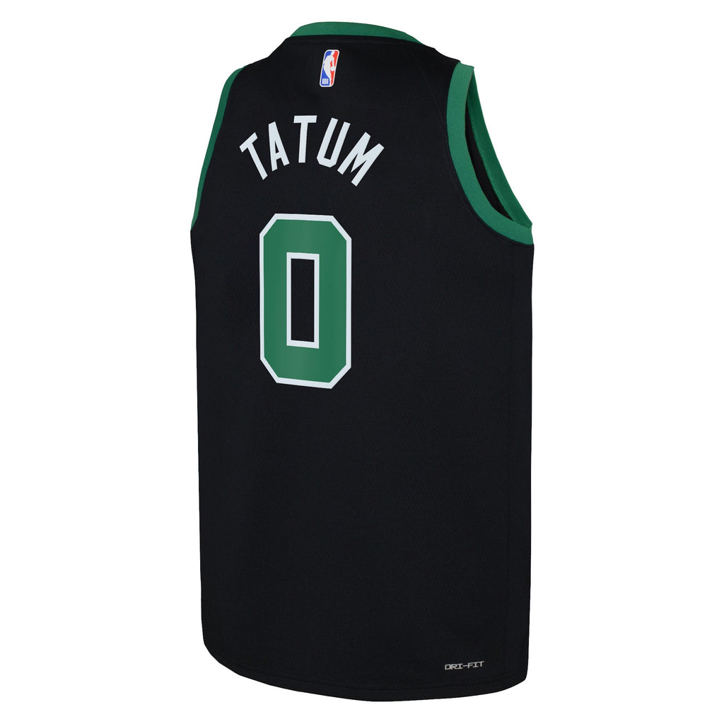 Boston Celtics Jordan Brand Statement Edition Swingman Jersey 22 - Black - Jayson Tatum - Youth NBA Team Jersey Basketball Fan Apparel