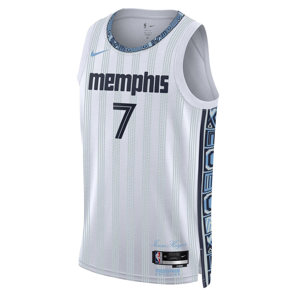 Memphis Grizzlies Nike 2025/26 City Edition Swingman Jersey - Gray - Santi Aldama - Unisex NBA Team Jersey Basketball Fan Apparel