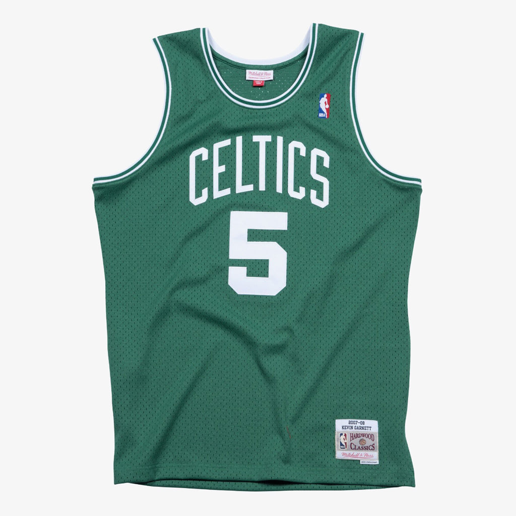Boston Celtics Mitchell & Ness Swingman Jersey Road Kevin Garnett 2007-08 NBA Team Jersey Basketball Fan Apparel
