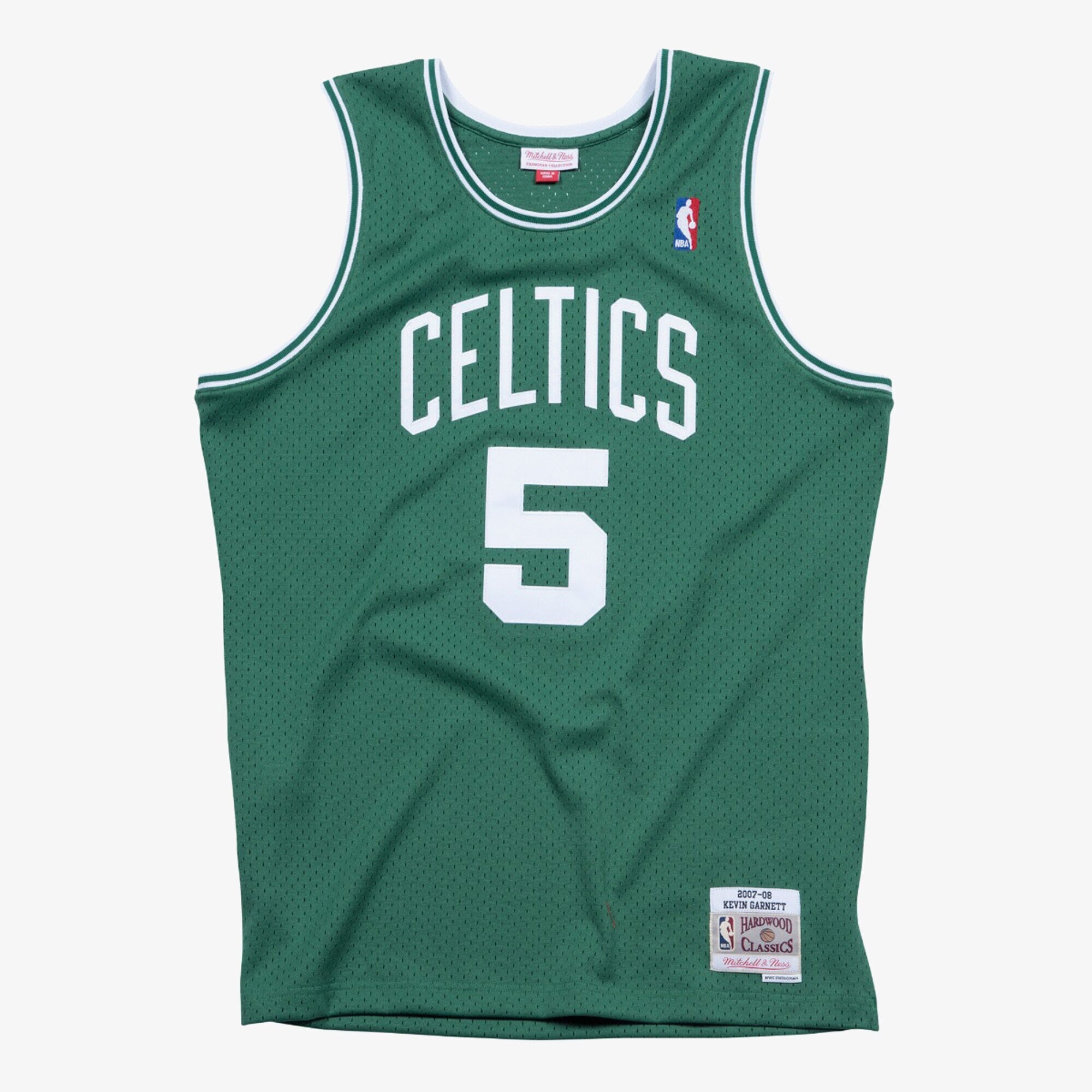 Boston Celtics Mitchell & Ness Swingman Jersey Road Kevin Garnett 2007-08 NBA Team Jersey Basketball Fan Apparel