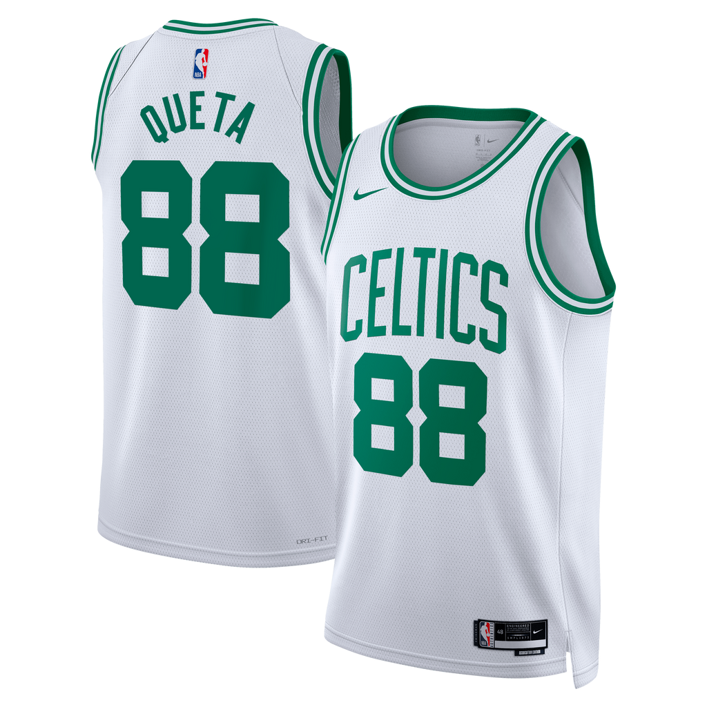 Boston Celtics Nike Association Edition Swingman Jersey - White - Neemias Queta - Unisex NBA Team Jersey Basketball Fan Apparel