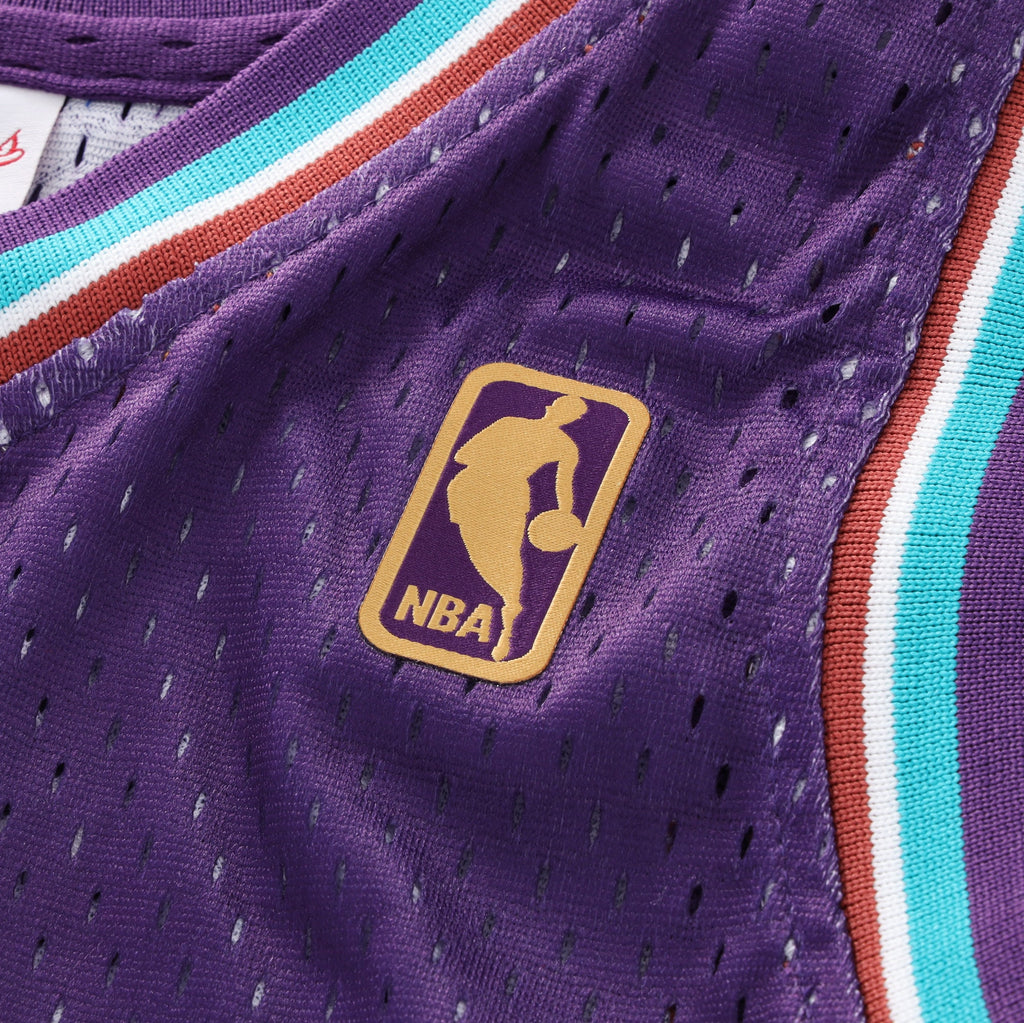 Utah Jazz Mitchell & Ness Road Swingman Jersey - Karl Malone - Youth NBA Team Jersey Basketball Fan Apparel