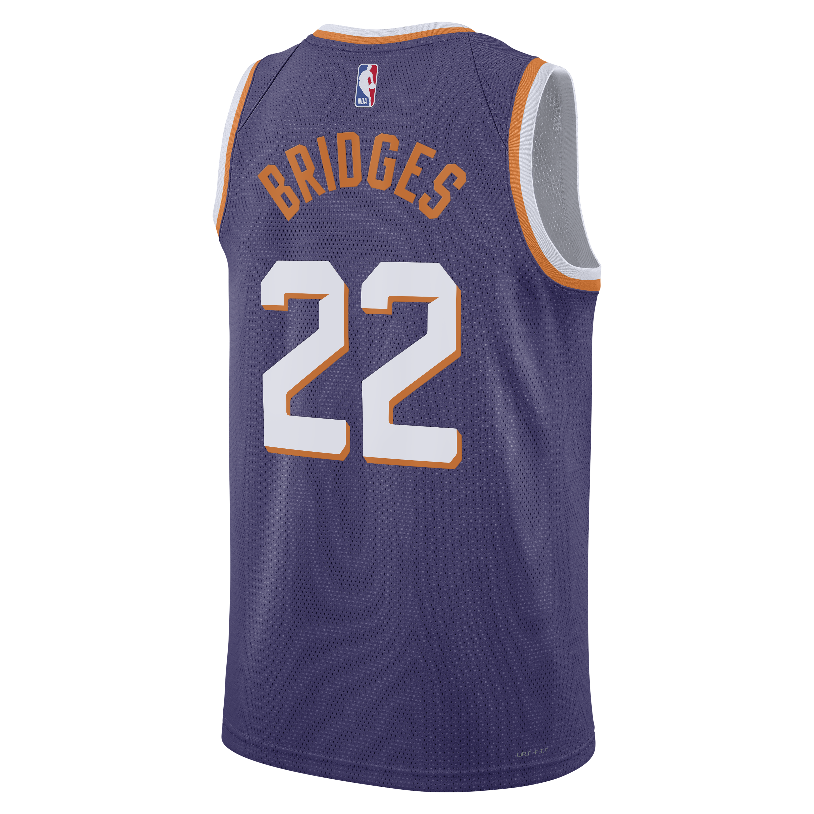 Phoenix Suns Nike Icon Edition Swingman Jersey - Purple - Miles Bridges - Unisex NBA Team Jersey Basketball Fan Apparel