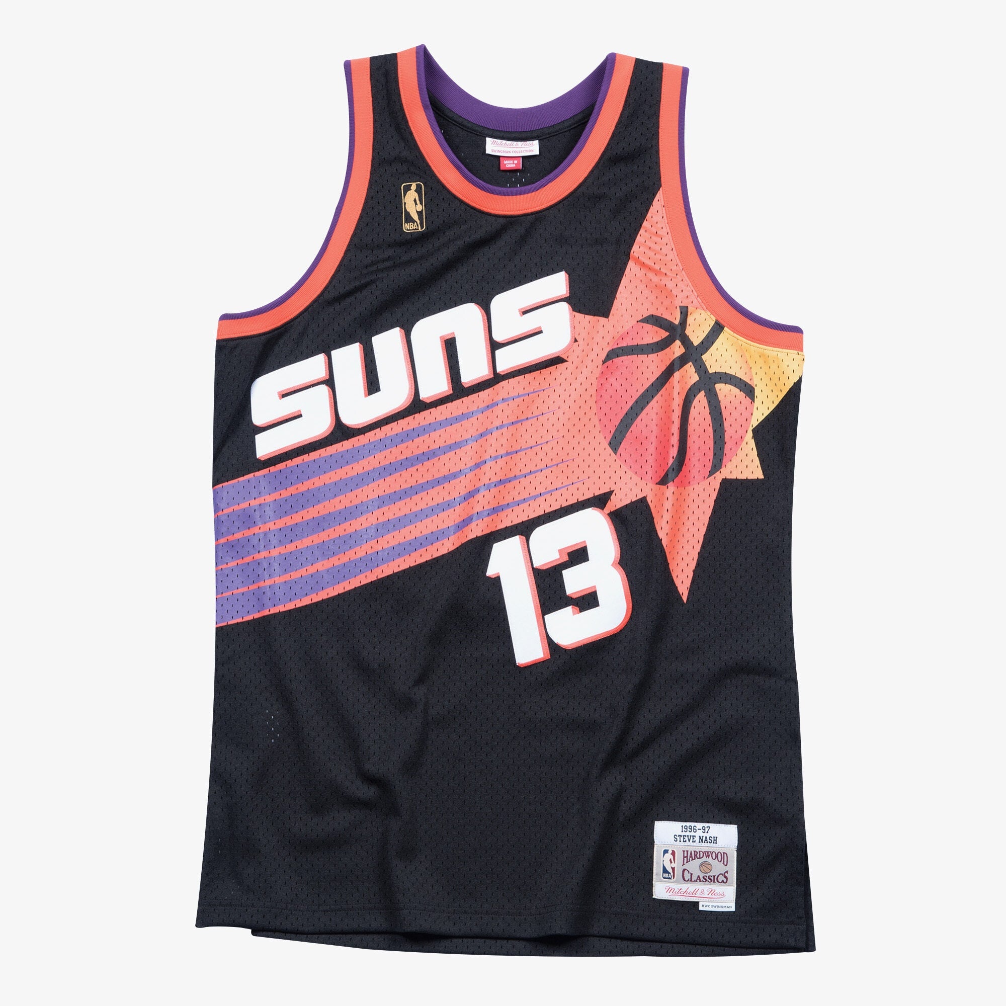 Phoenix Suns Mitchell & Ness Swingman Jersey Alternate Steve Nash 1996-97 NBA Team Jersey Basketball Fan Apparel