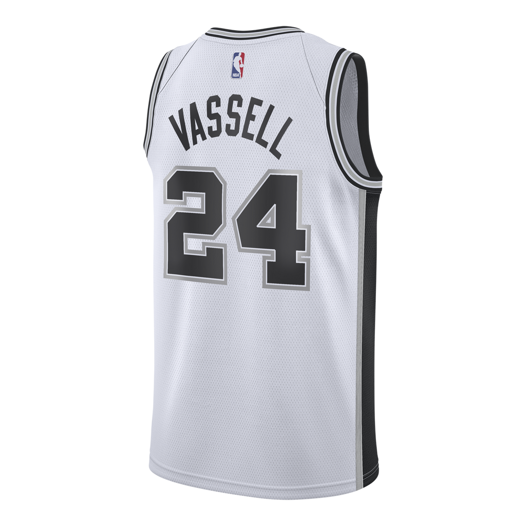 San Antonio Spurs Nike Association Edition Swingman Jersey - White - Devin Vassell - Youth NBA Team Jersey Basketball Fan Apparel