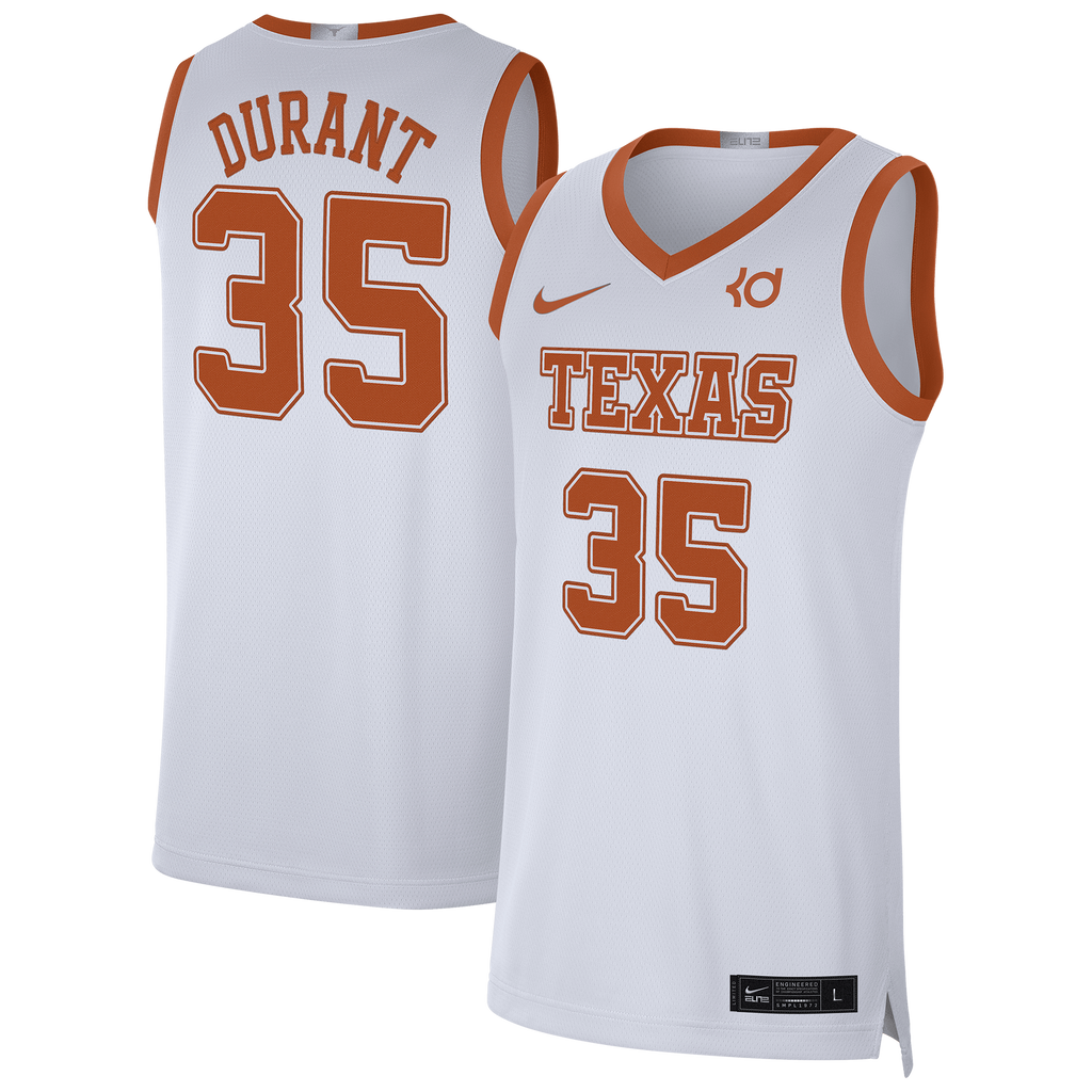 NCAA Texas Longhorns College Basketball Jersey - Kevin Durant - Men's NBA Team Jersey Basketball Fan Apparel