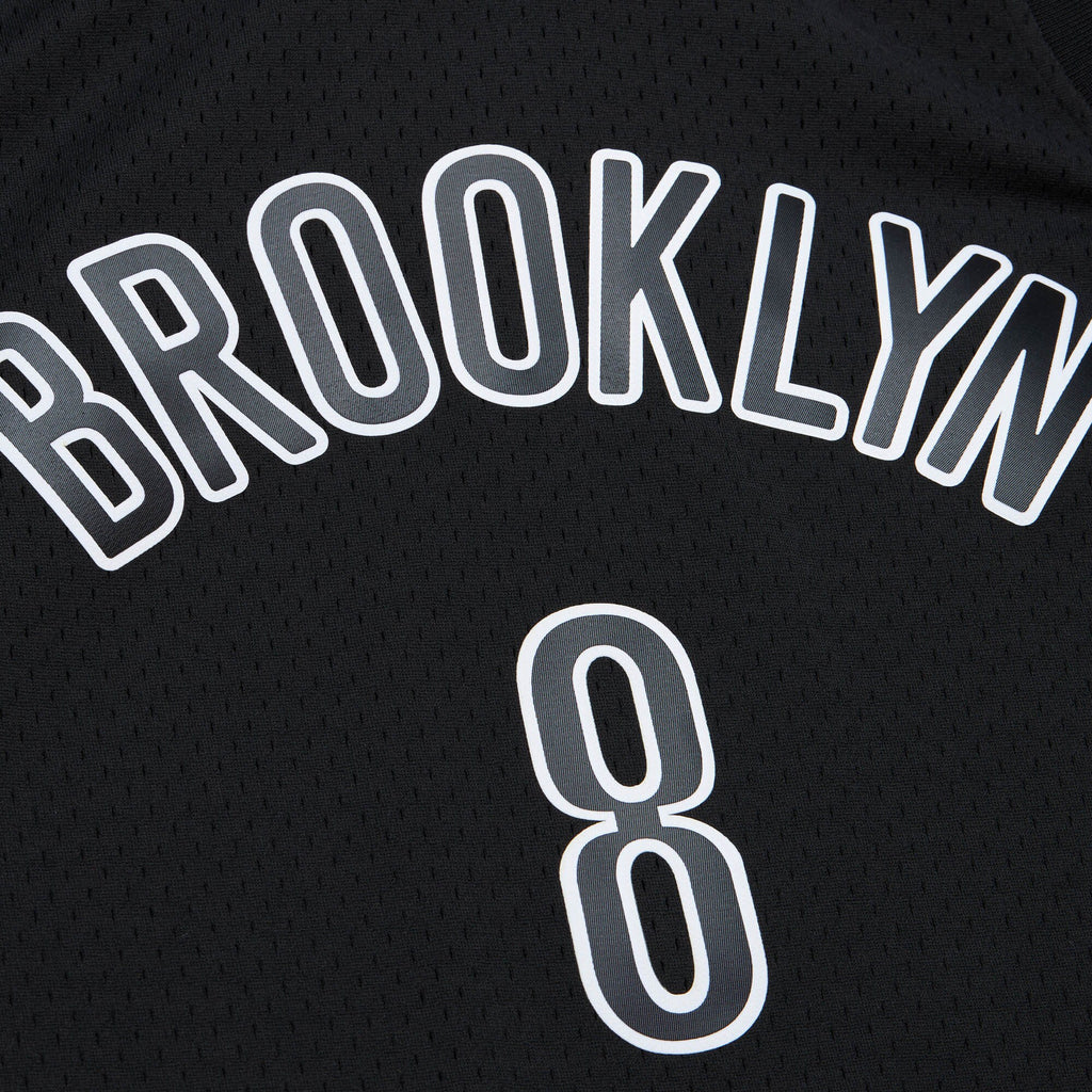 Brooklyn Nets Mitchell & Ness Deron Williams 2012 Day Authentic Jersey - Black NBA Team Jersey Basketball Fan Apparel