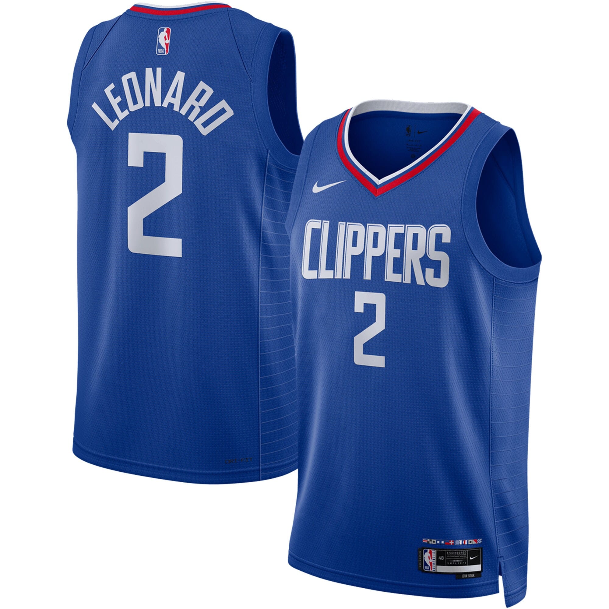 Los Angeles Clippers Nike Icon Edition Swingman Jersey - Kawhi Leonard - Unisex NBA Team Jersey Basketball Fan Apparel