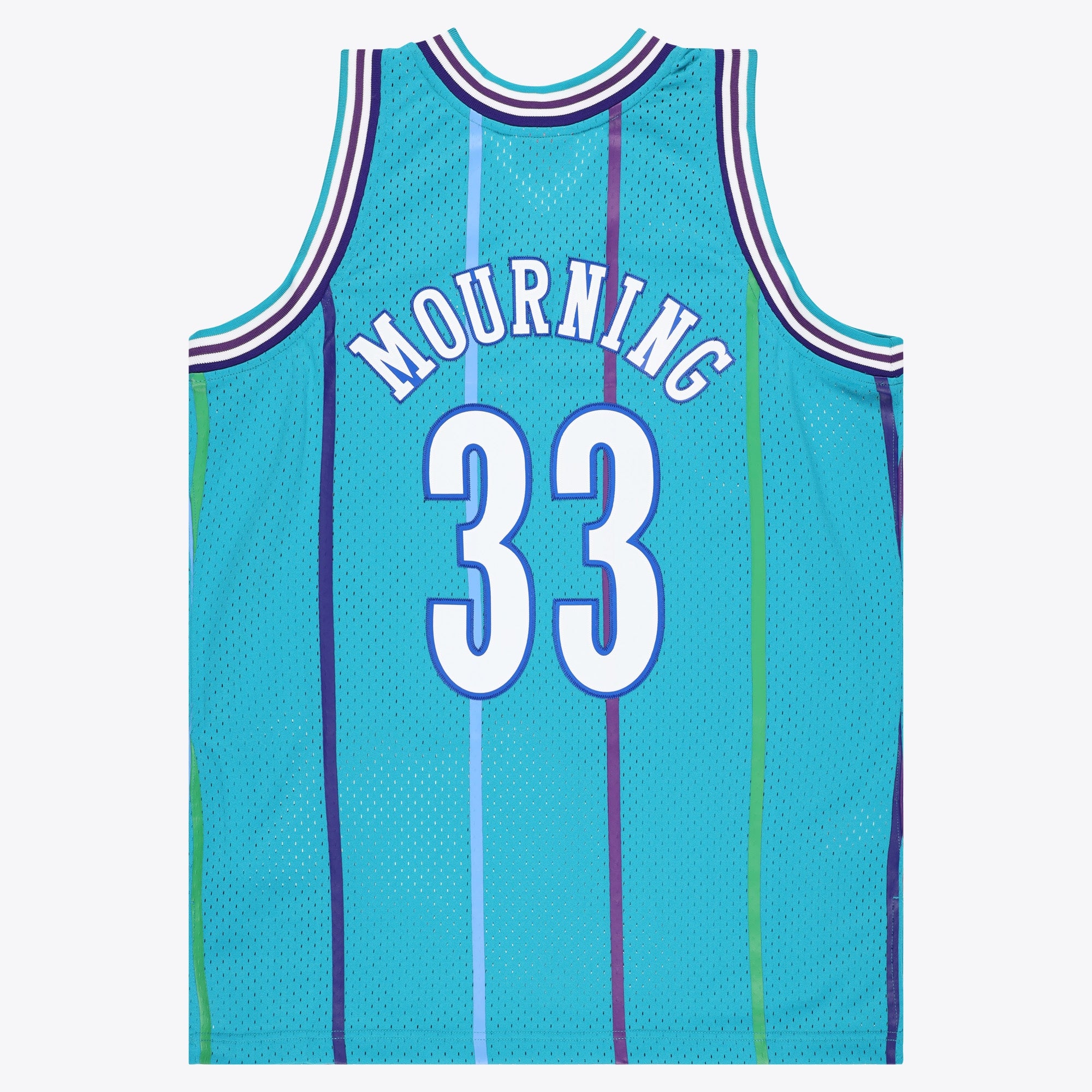 Charlotte Hornets NBA Mitchell & Ness Swingman Jersey - Alonzo Mourning NBA Team Jersey Basketball Fan Apparel