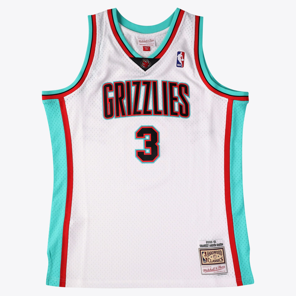 Vancouver Grizzlies Mitchell & Ness Shareef Abdur-Rahim 2000 Swingman Authentic Jersey - White NBA Team Jersey Basketball Fan Apparel
