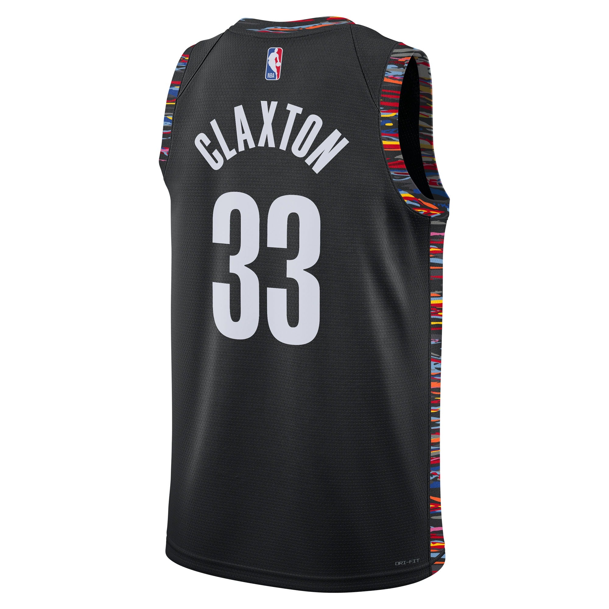Brooklyn Nets Nike 2025/26 City Edition Swingman Jersey - Black - Nic Claxton - Unisex NBA Team Jersey Basketball Fan Apparel