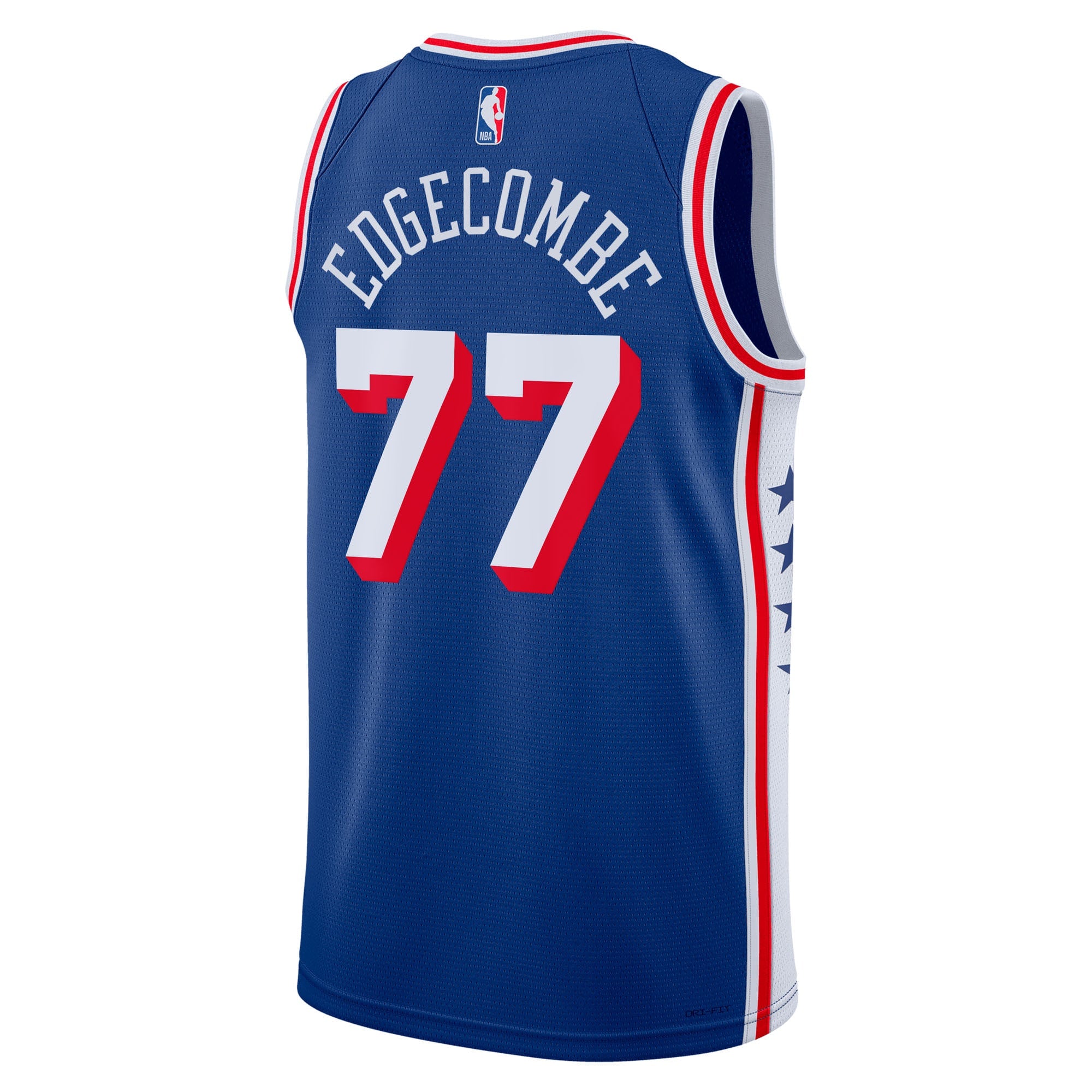 Philadelphia 76ers Nike Icon Edition Swingman Jersey - Royal - VJ Edgecombe - Youth NBA Team Jersey Basketball Fan Apparel