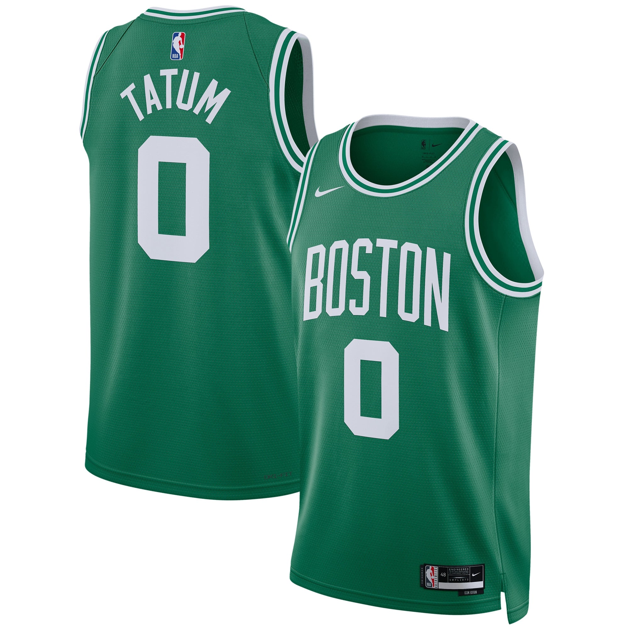 Boston Celtics Nike Icon Edition Swingman Jersey - Kelly Green - Jayson Tatum - Unisex NBA Team Jersey Basketball Fan Apparel