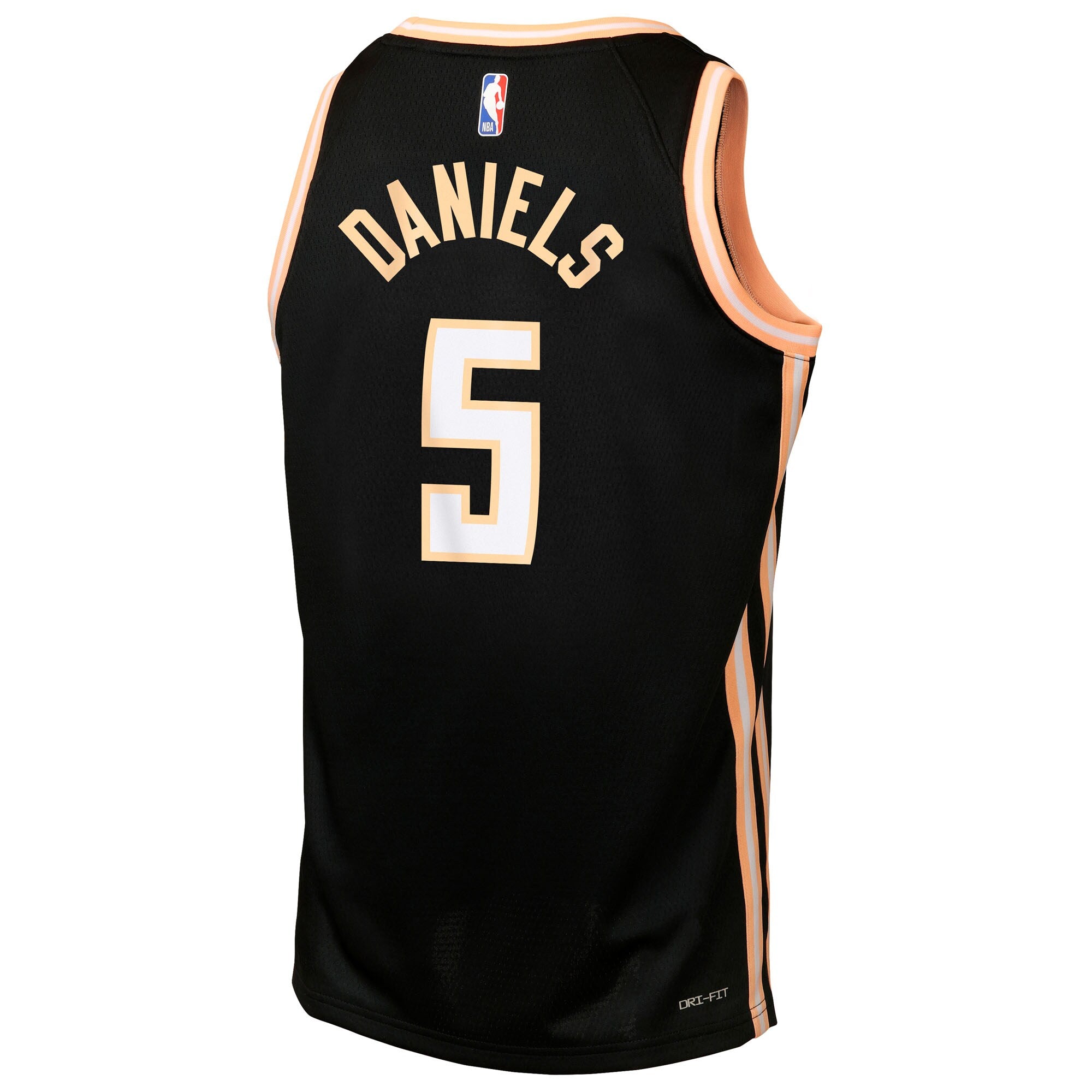 Atlanta Hawks Nike 2025/26 City Edition Swingman Jersey - Black - Dyson Daniels - Youth NBA Team Jersey Basketball Fan Apparel