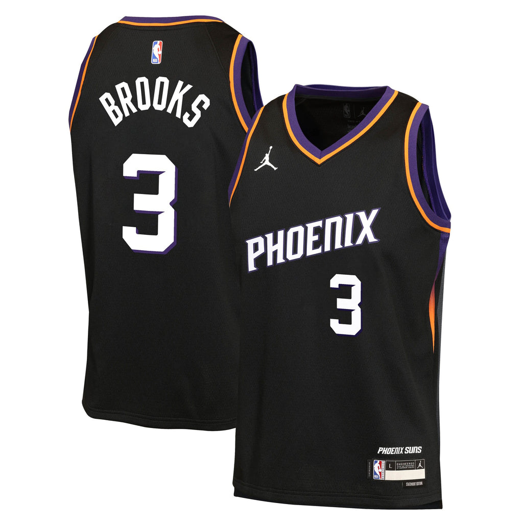 Phoenix Suns Jordan Brand Statement Edition Jersey - Black - Dillon Brooks - Youth NBA Team Jersey Basketball Fan Apparel