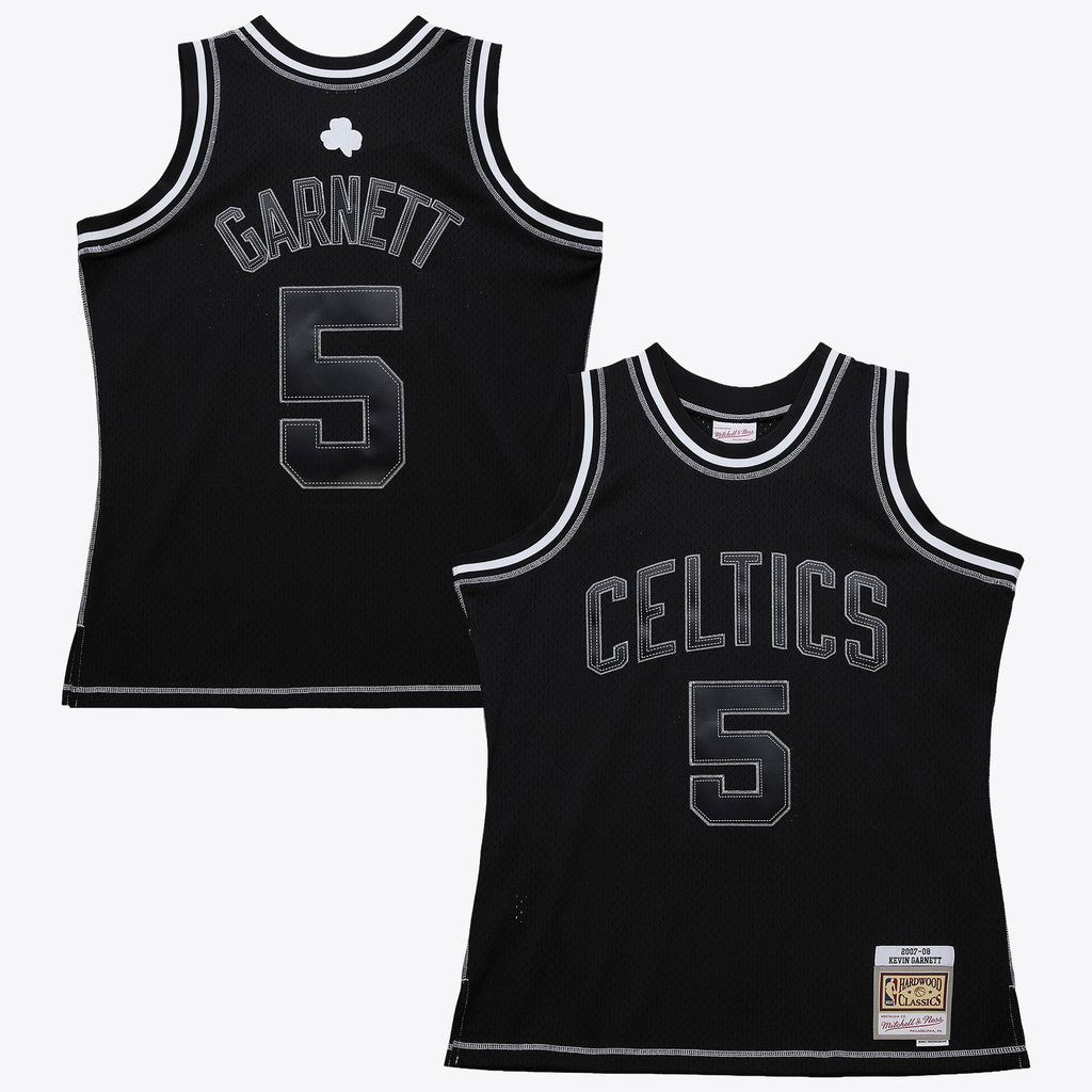 Boston Celtics Mitchell & Ness Kevin Garnett 2007 Contrast 2K Swingman Jersey - Black NBA Team Jersey Basketball Fan Apparel