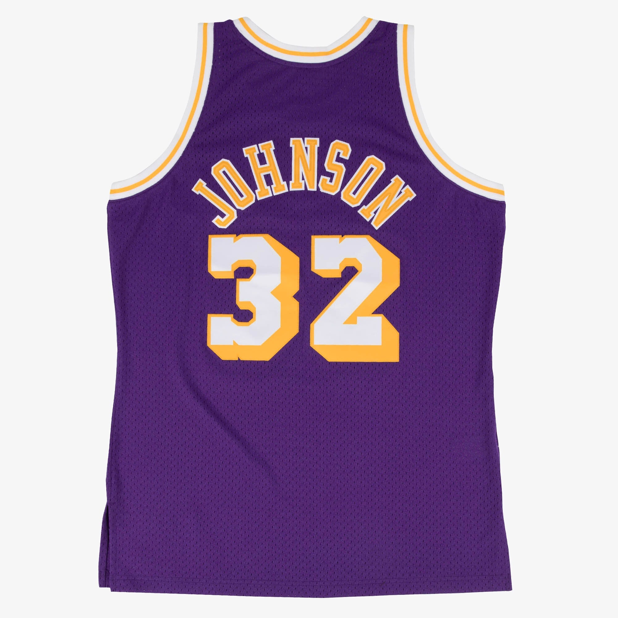 Los Angeles Lakers Mitchell & Ness Swingman Jersey Road Magic Johnson 1984-85 NBA Team Jersey Basketball Fan Apparel