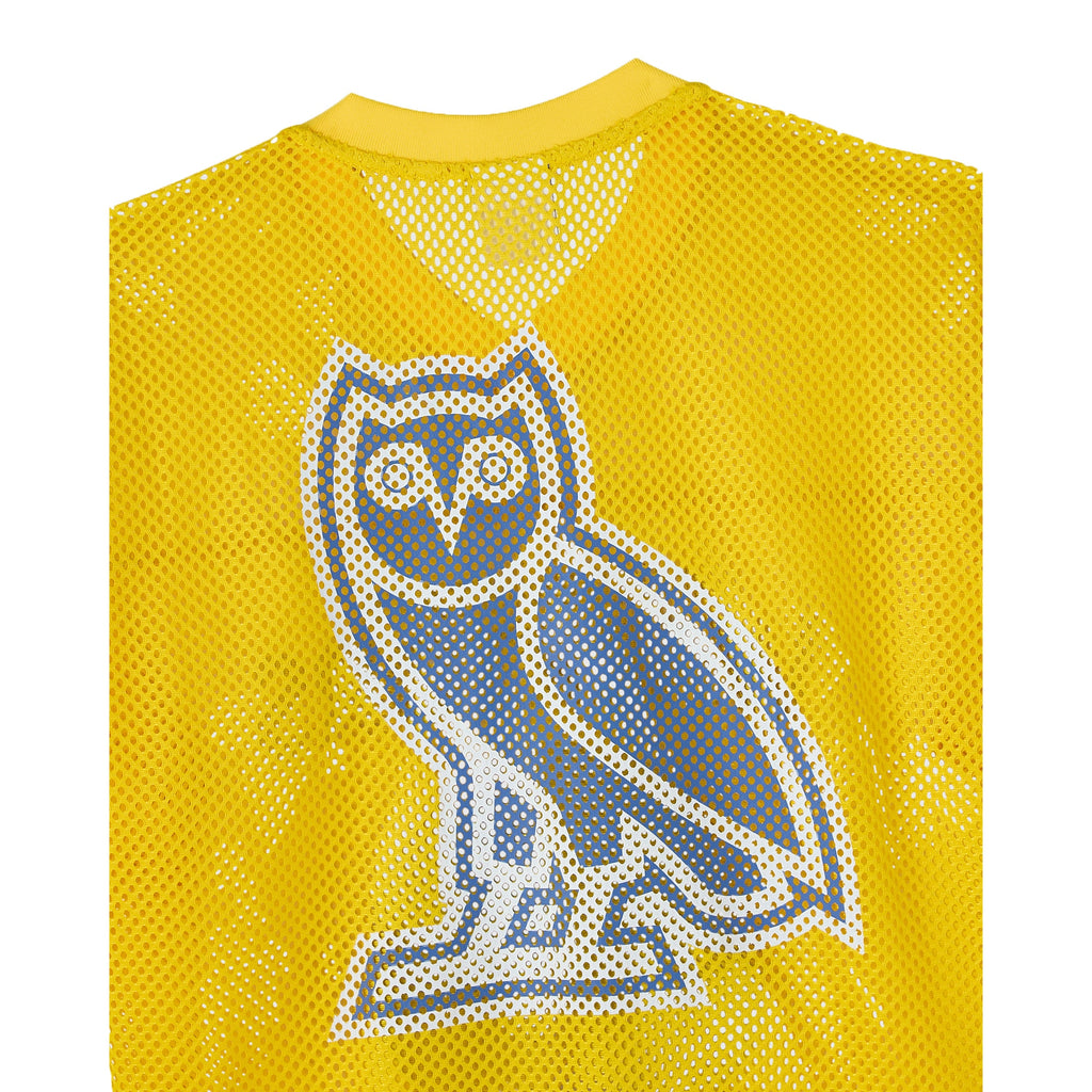 Golden State Warriors X OVO Mesh Football Jersey - Men's NBA Team Jersey Basketball Fan Apparel