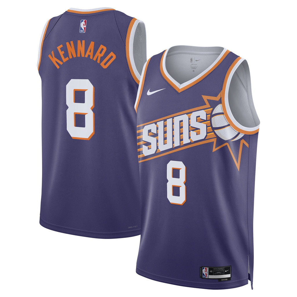 Phoenix Suns Nike Icon Edition Swingman Jersey - Purple - Luke Kennard - Unisex NBA Team Jersey Basketball Fan Apparel