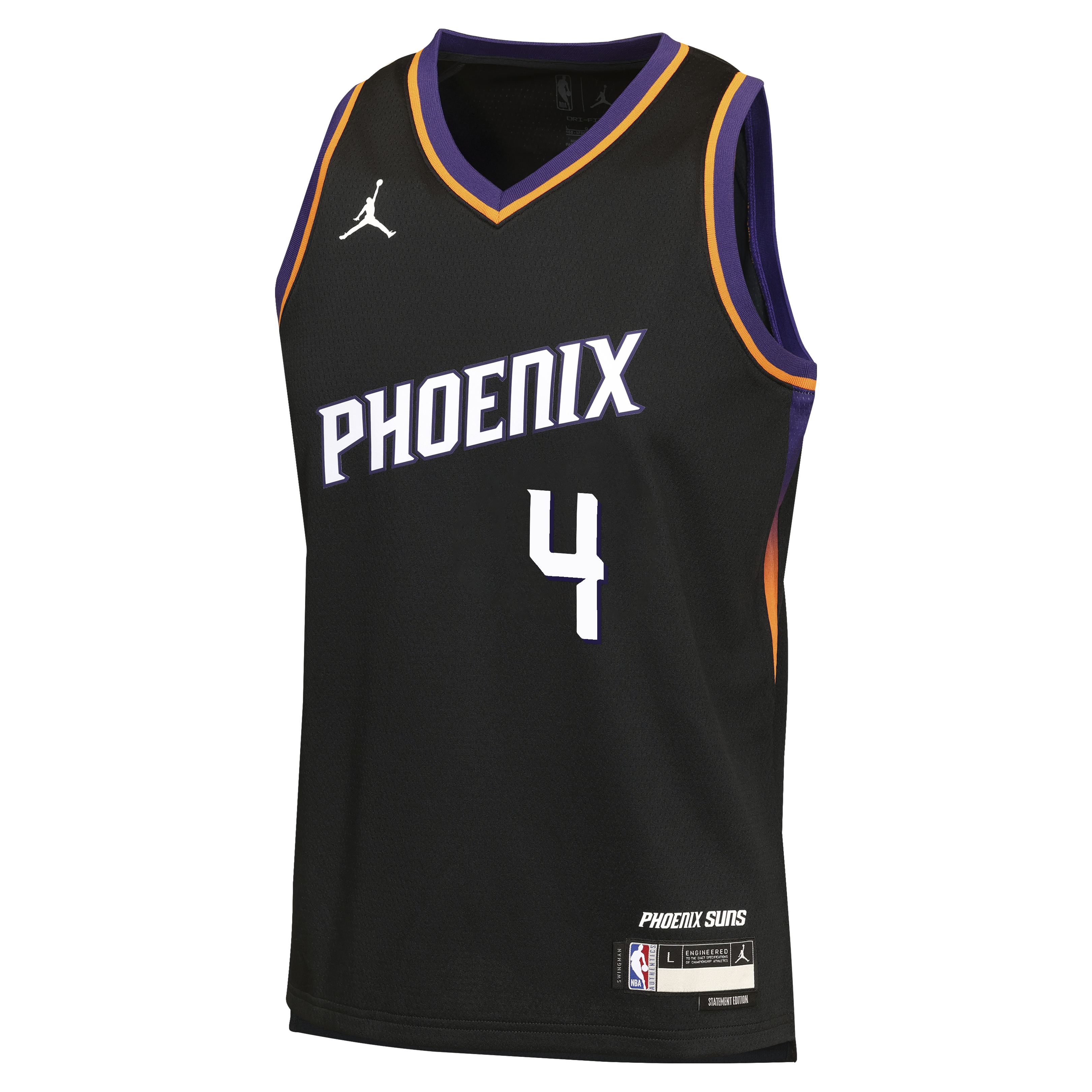 Phoenix Suns Jordan Brand Statement Edition Jersey - Black - Jalen Green - Youth NBA Team Jersey Basketball Fan Apparel