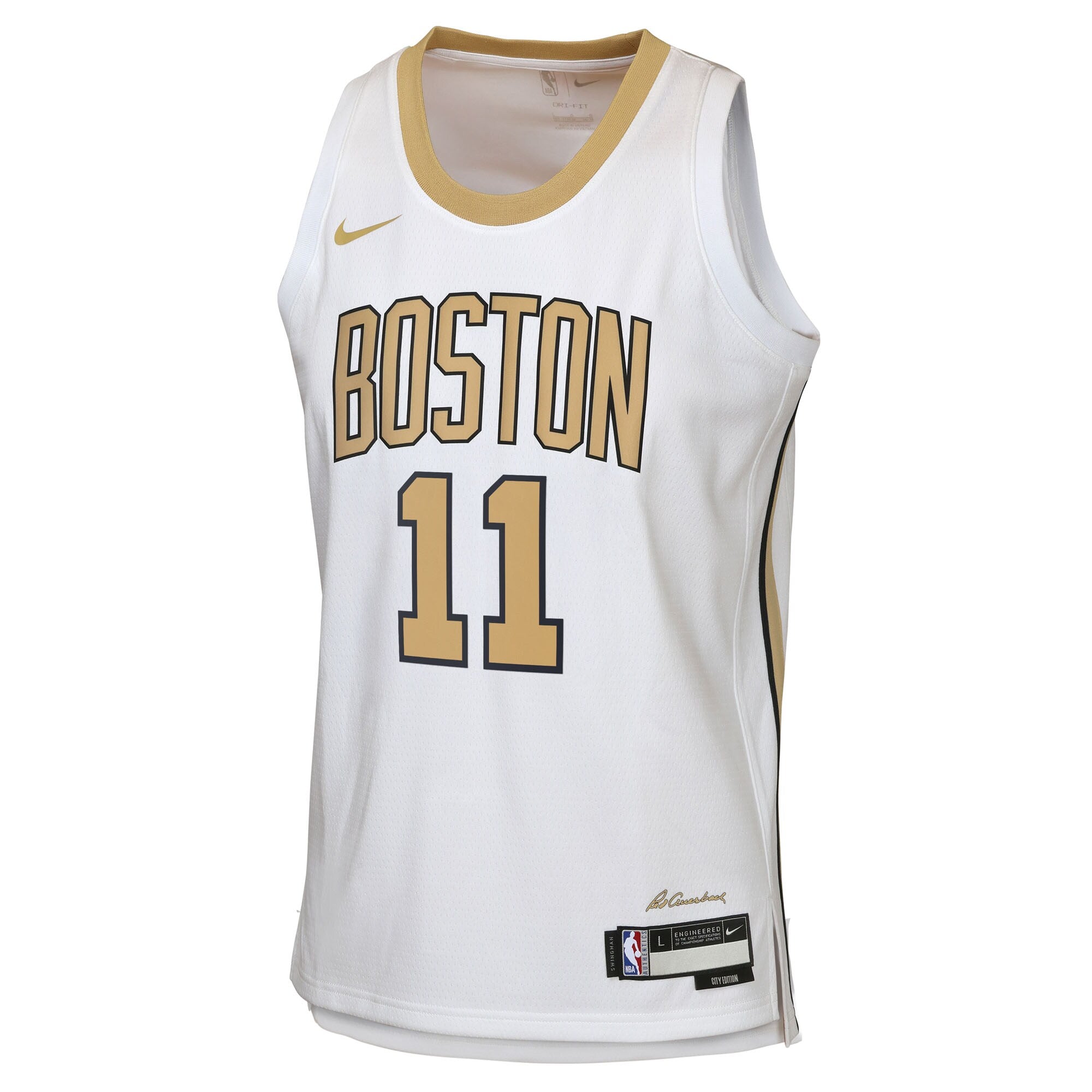 Boston Celtics Nike 2025/26 City Edition Swingman Jersey - White - Payton Pritchard - Youth NBA Team Jersey Basketball Fan Apparel