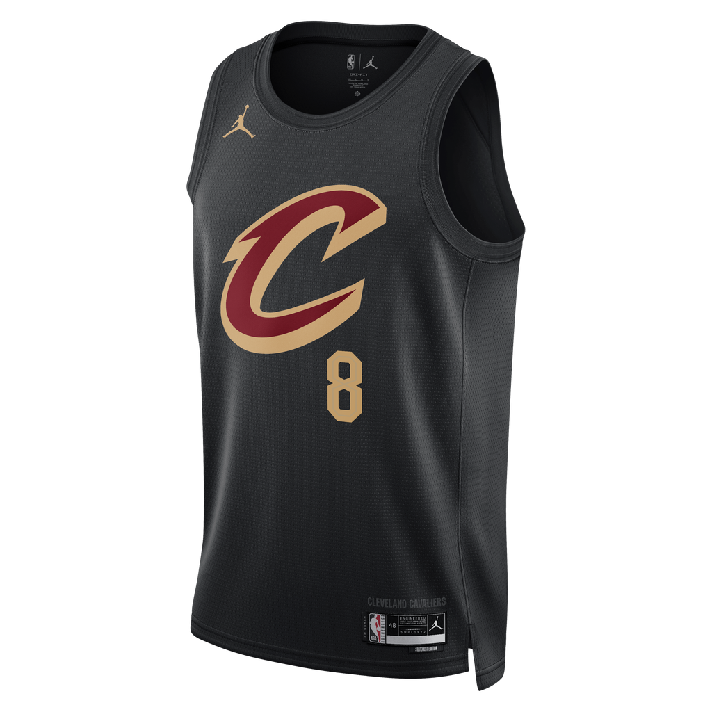 Cleveland Cavaliers Jordan Brand Statement Edition Swingman Jersey - Black - Dennis Schröder - Unisex NBA Team Jersey Basketball Fan Apparel