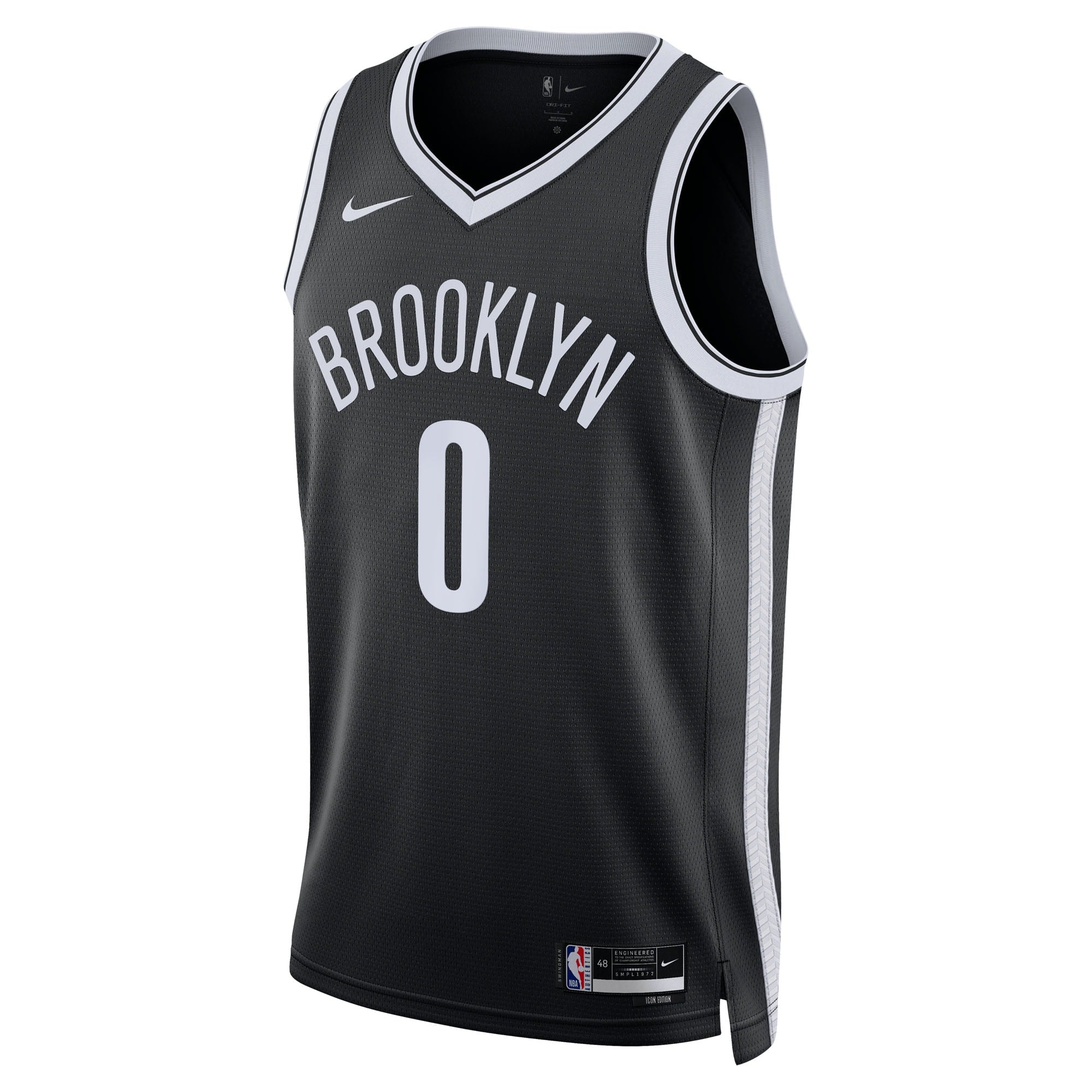 Brooklyn Nets Nike Icon Swingman Jersey - Black - Mikel Brown Jr. - Unisex NBA Team Jersey Basketball Fan Apparel