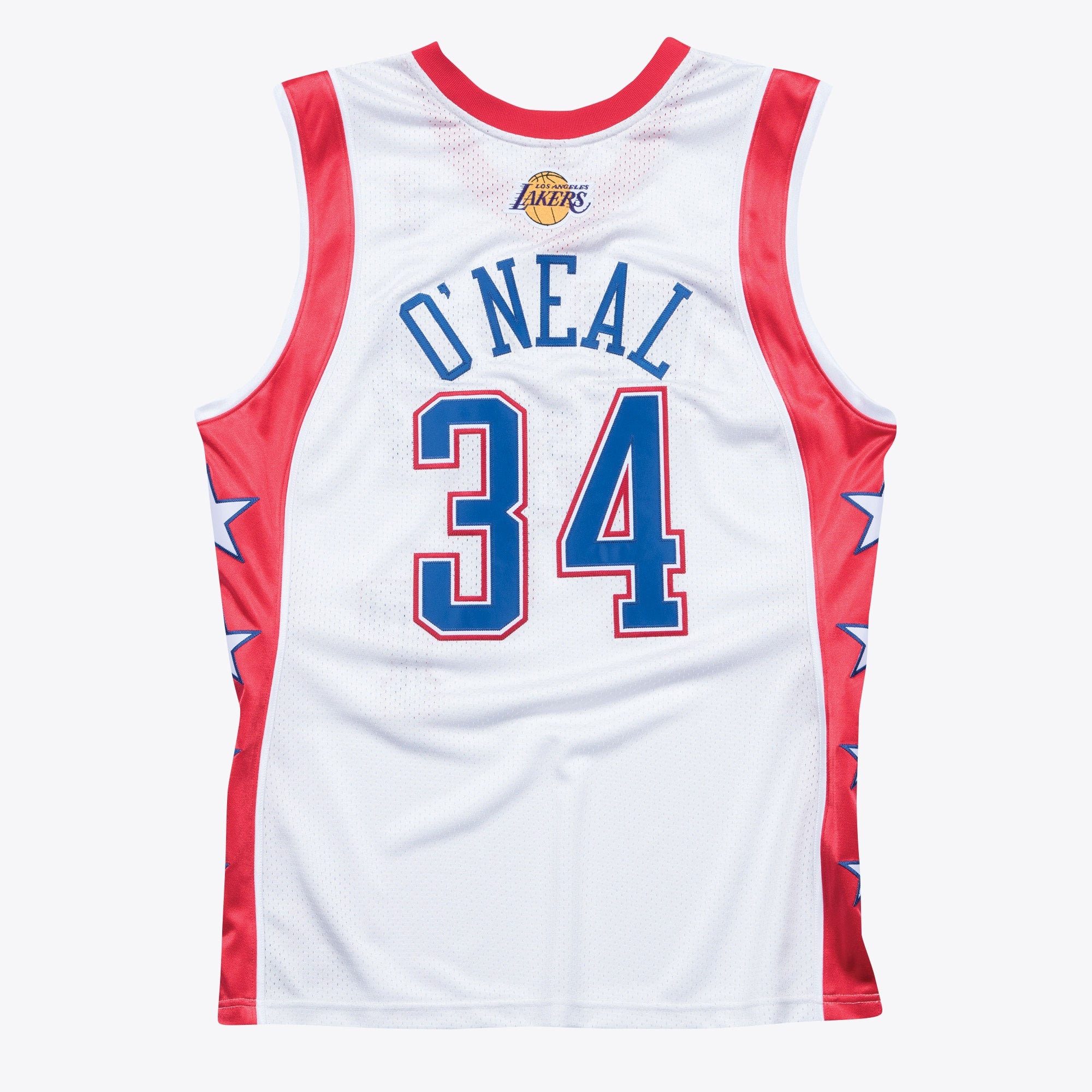 Mitchell & Ness NBA 2004 West Shaquille ONeal Authentic All-Star Jersey - White - Men's NBA Team Jersey Basketball Fan Apparel
