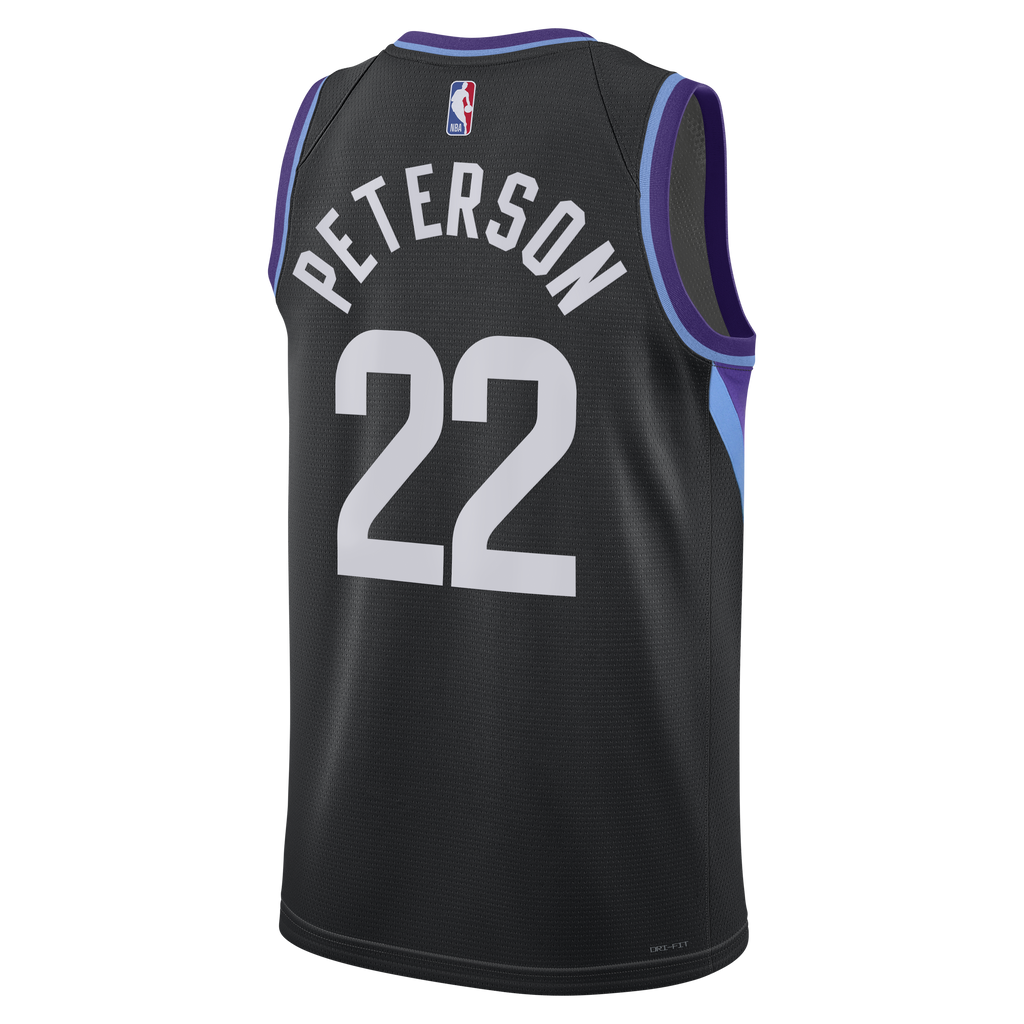Utah Jazz Jordan Brand Statement Edition Swingman Jersey - Black - Darryn Peterson - Men's NBA Team Jersey Basketball Fan Apparel