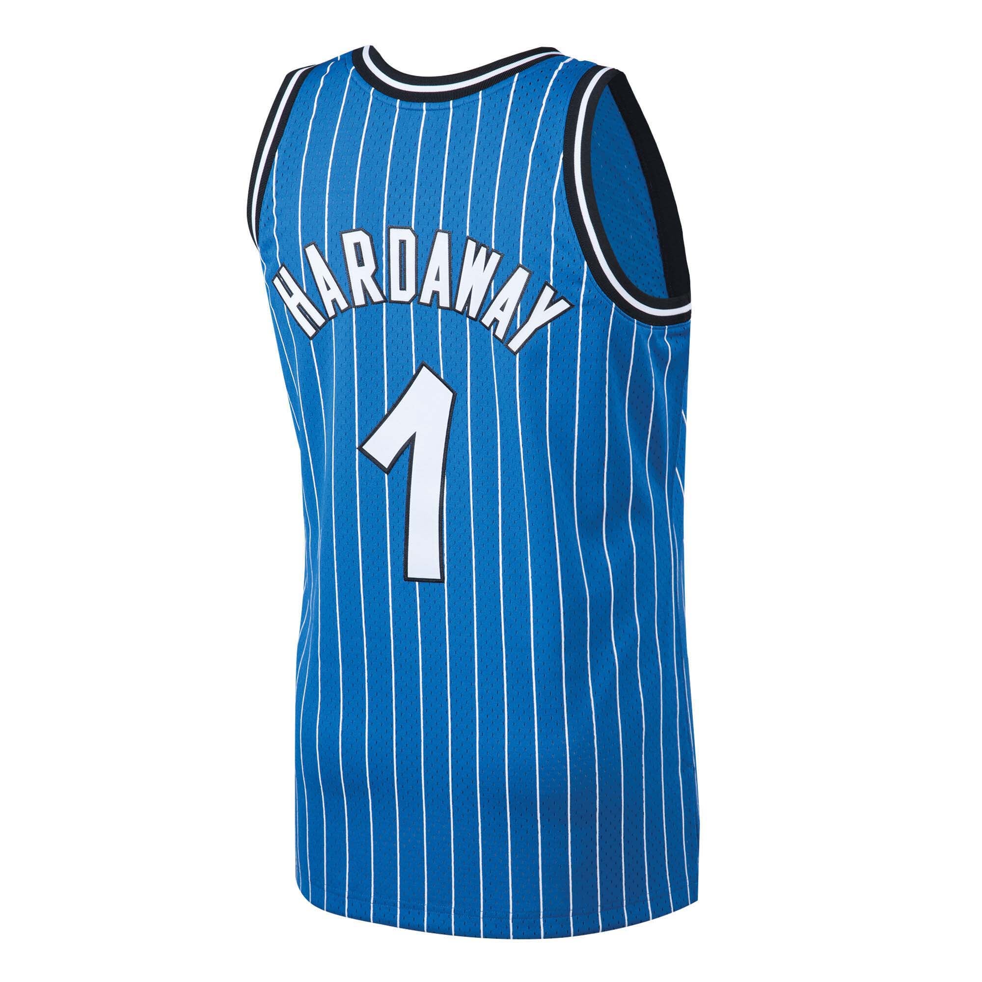 Orlando Magic Mitchell & Ness Hardwood Classics Road Jersey - Anfernee Hardaway - Men's NBA Team Jersey Basketball Fan Apparel