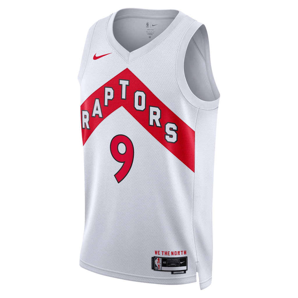 Toronto Raptors Nike Association Edition Swingman Jersey - White - RJ Barrett - Unisex NBA Team Jersey Basketball Fan Apparel